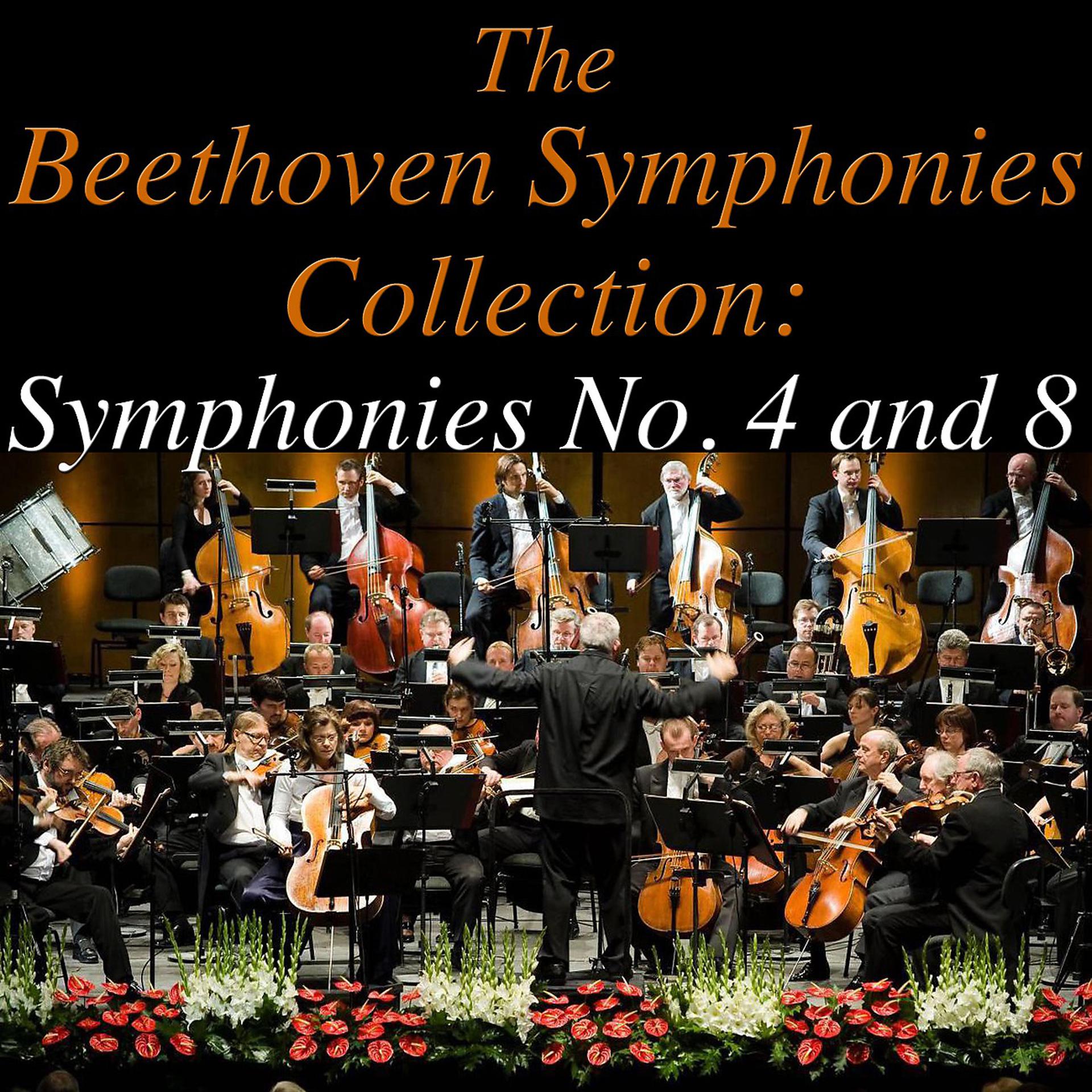Постер альбома The Beethoven Symphonies Collection: No. 4 and 8