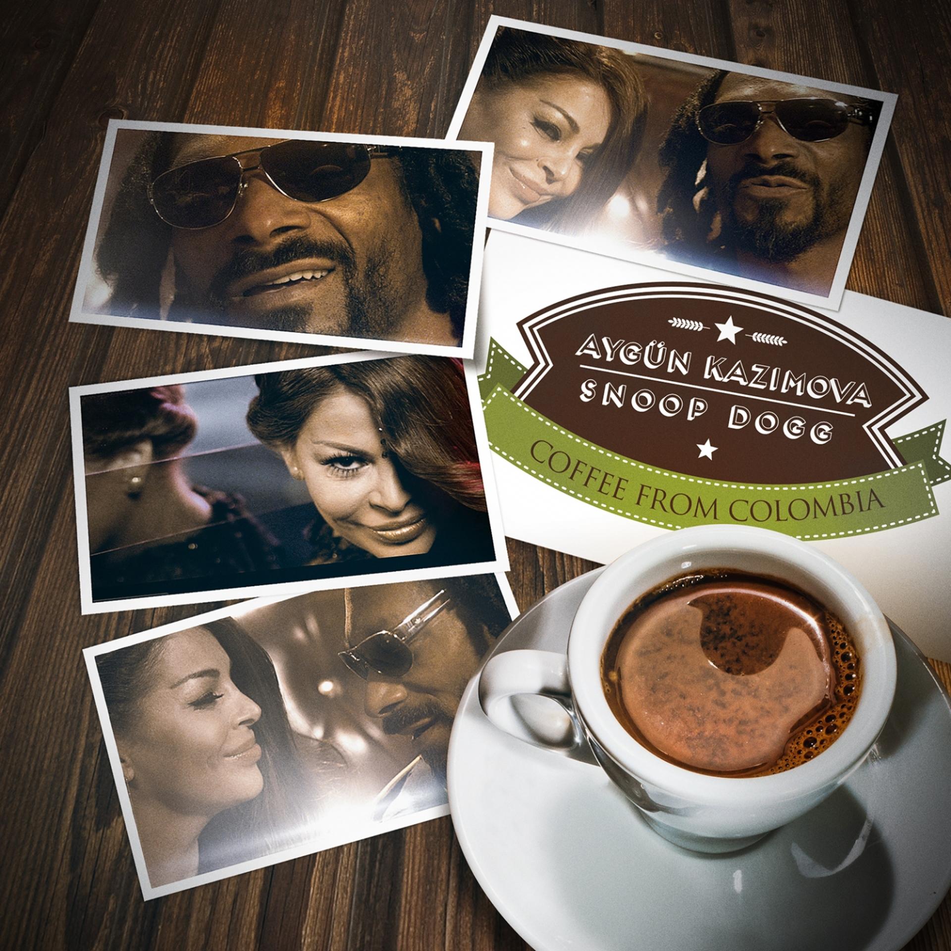 Постер к треку Aygün Kazımova, Snoop Dogg - Coffee from Colombia (Tavo Radio Mix)