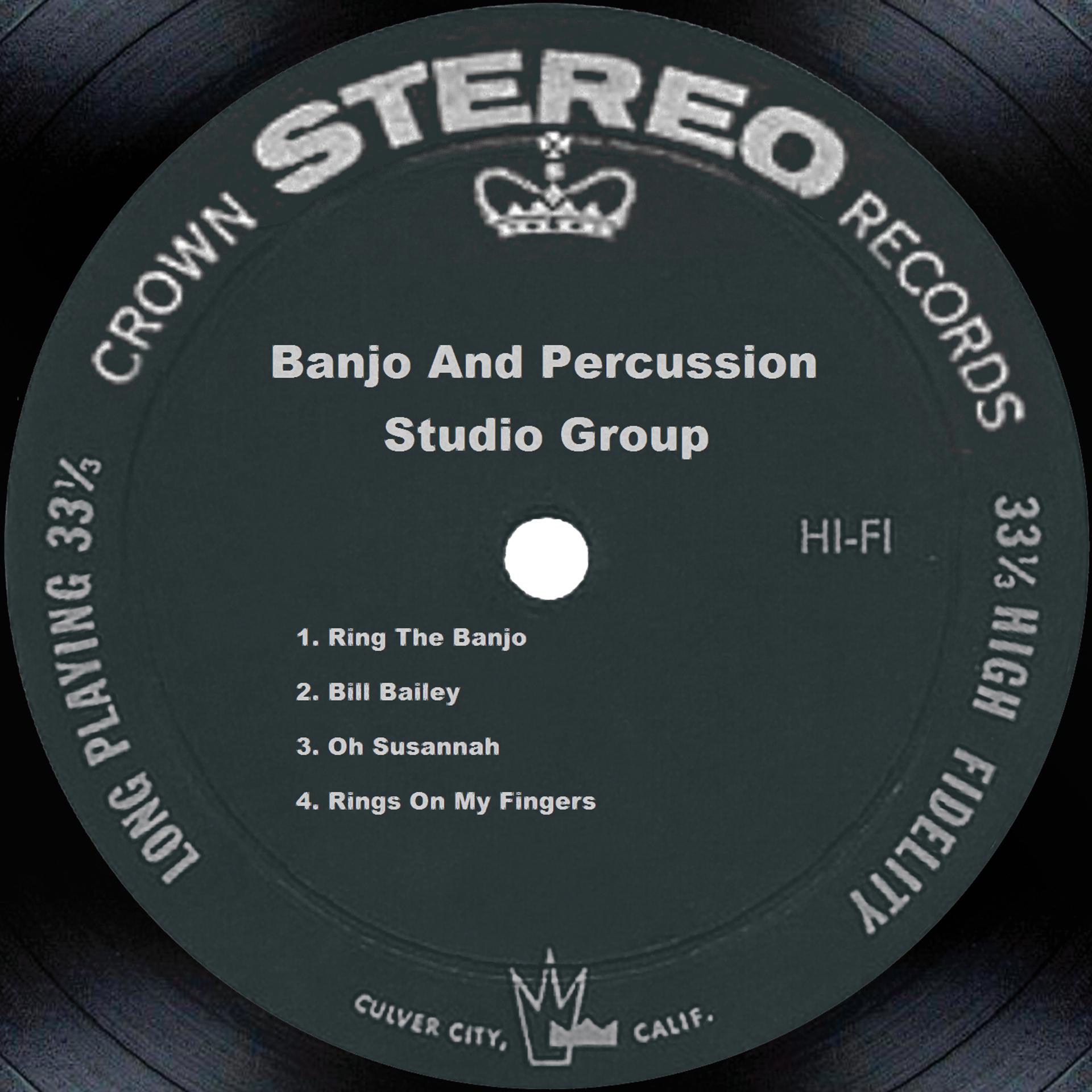 Постер альбома Banjo and Percussion