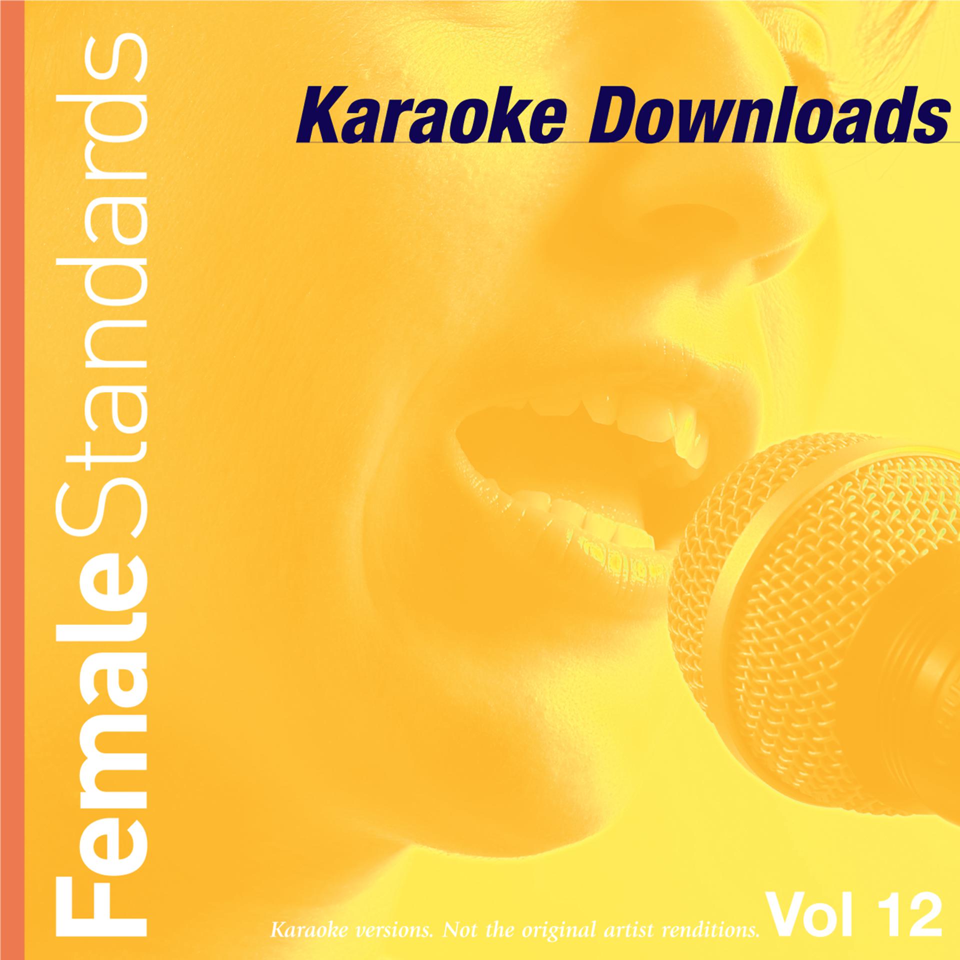 Постер альбома Karaoke Downloads - Female Standards Vol.12