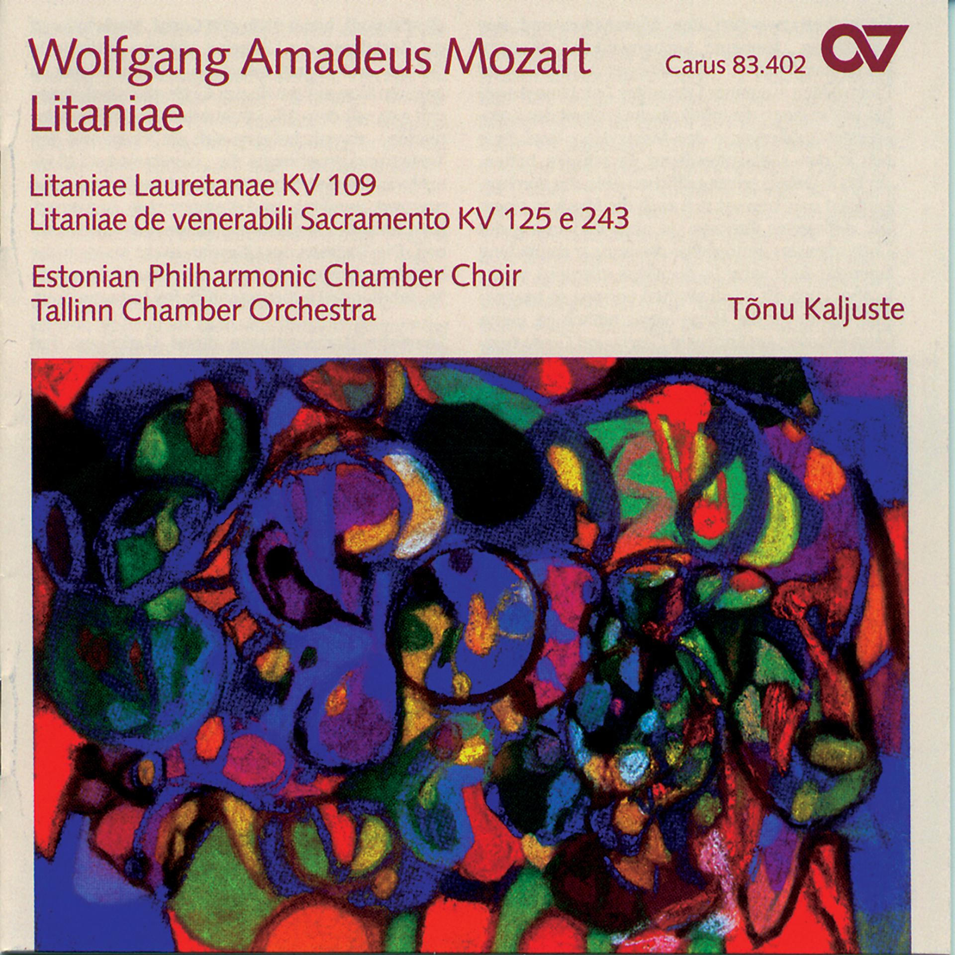 Постер альбома Mozart: Litaniae K. 109, K. 125 & K. 243