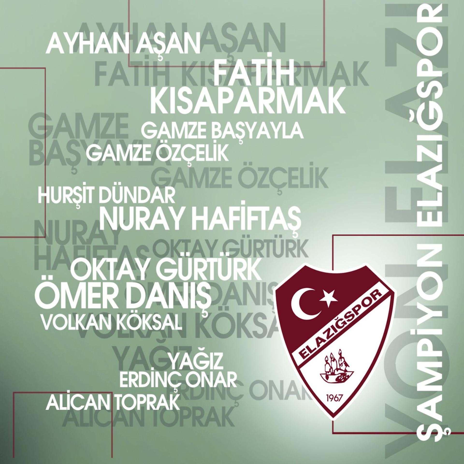 Постер альбома Şampiyon Elazığspor
