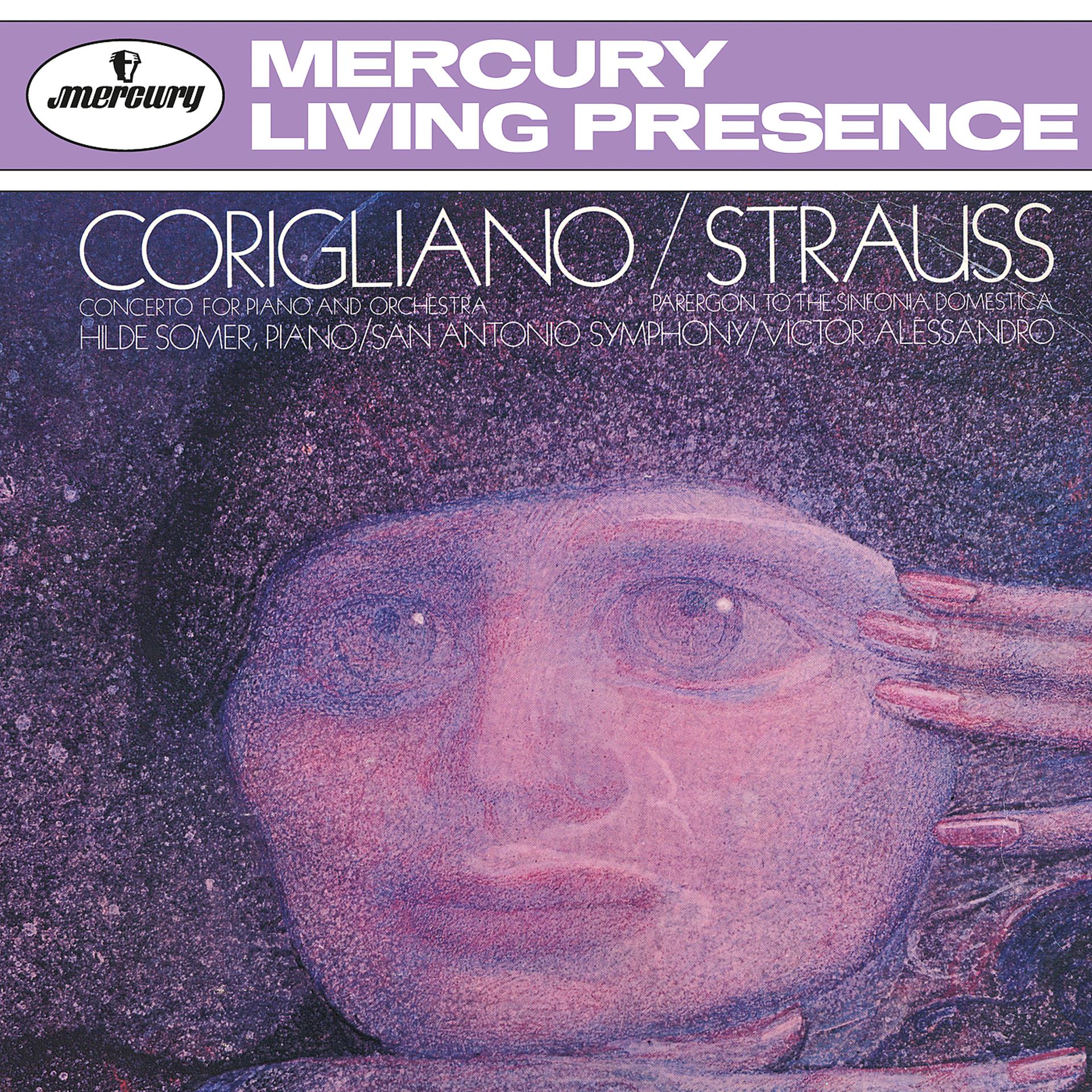 Постер альбома Corigliano: Piano Concerto; Richard Strauss: Parergon