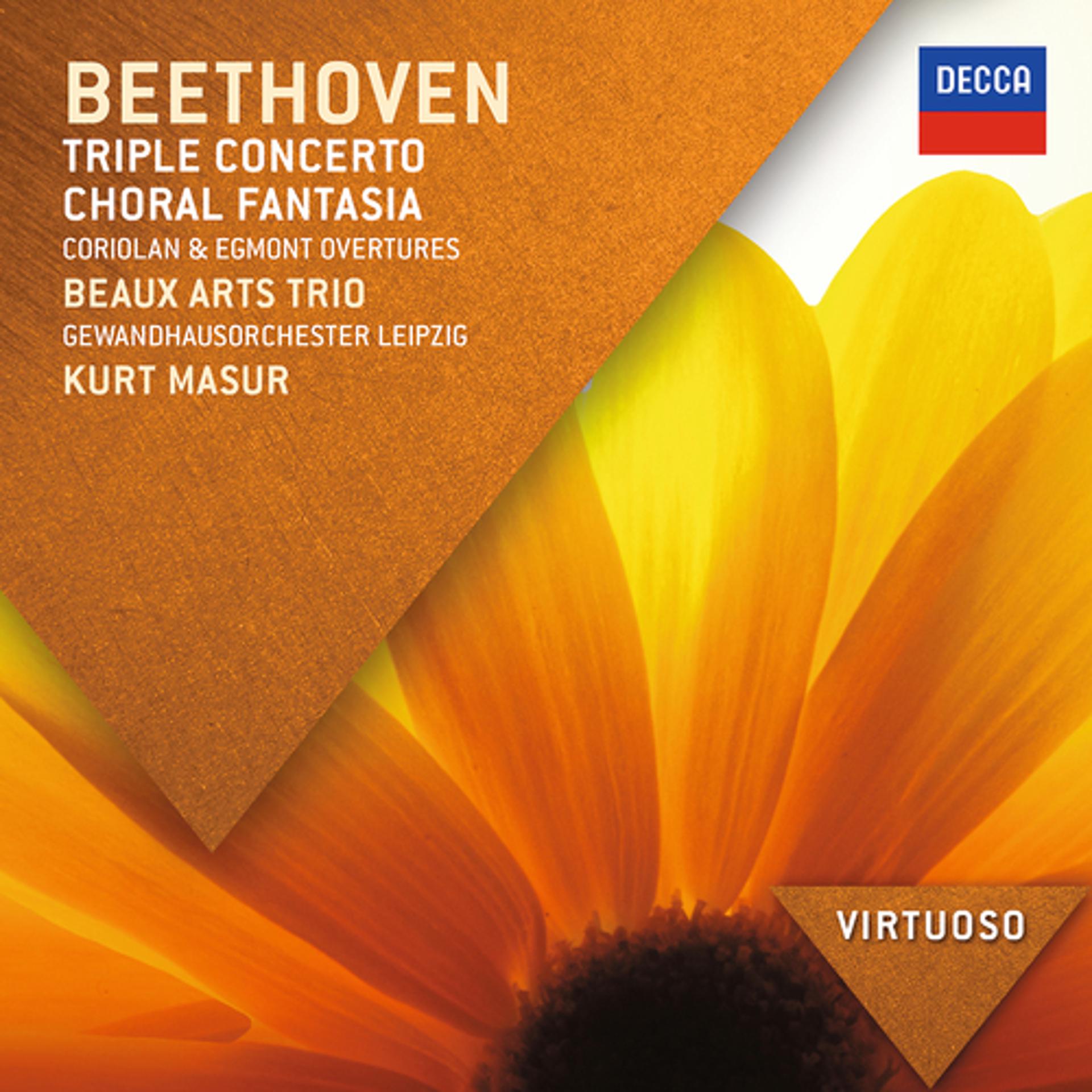 Постер альбома Beethoven: Triple Concerto; Choral Fantasia; Coriolan & Egmont Overtures