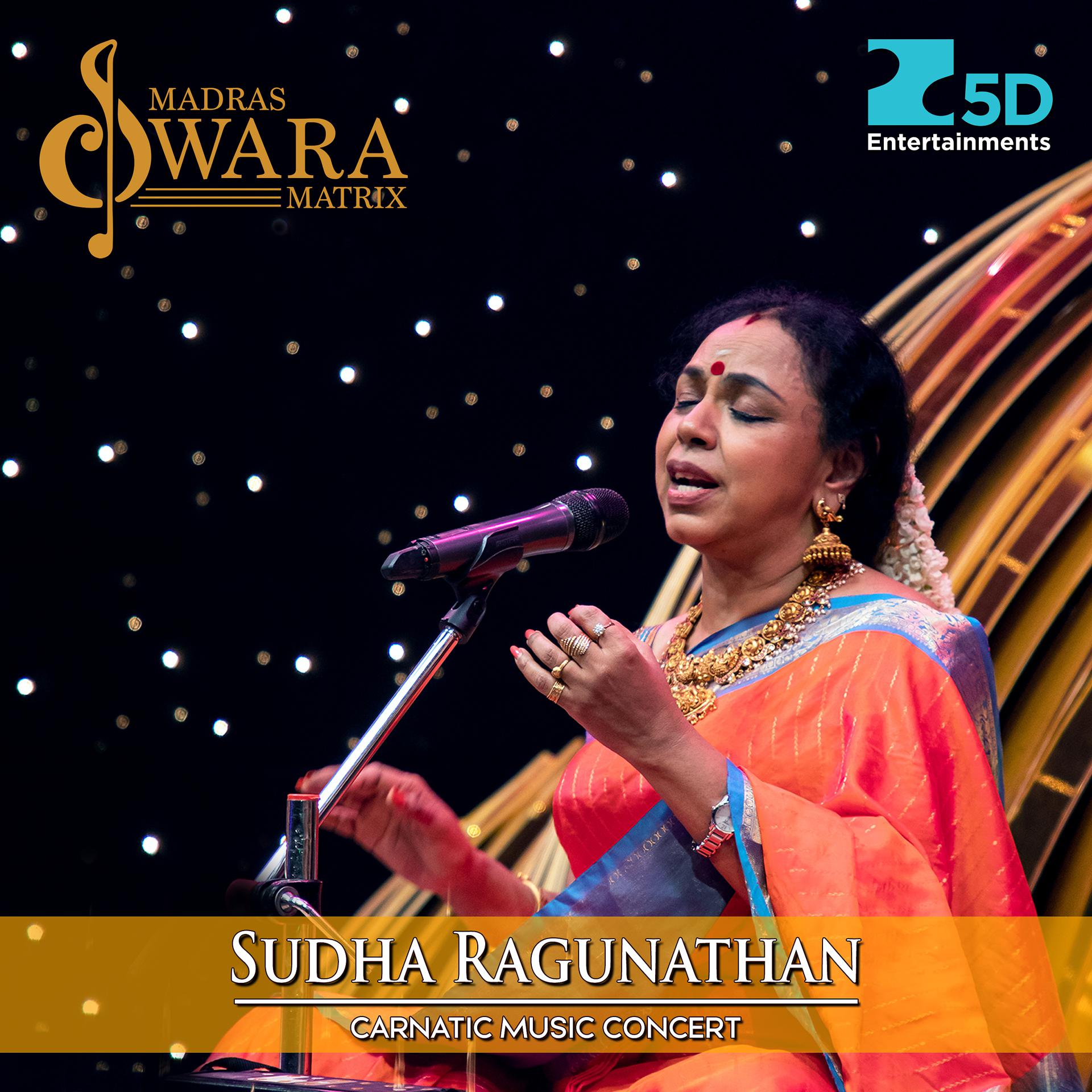 Постер альбома Sudha Ragunathan Carnatic Music Concert