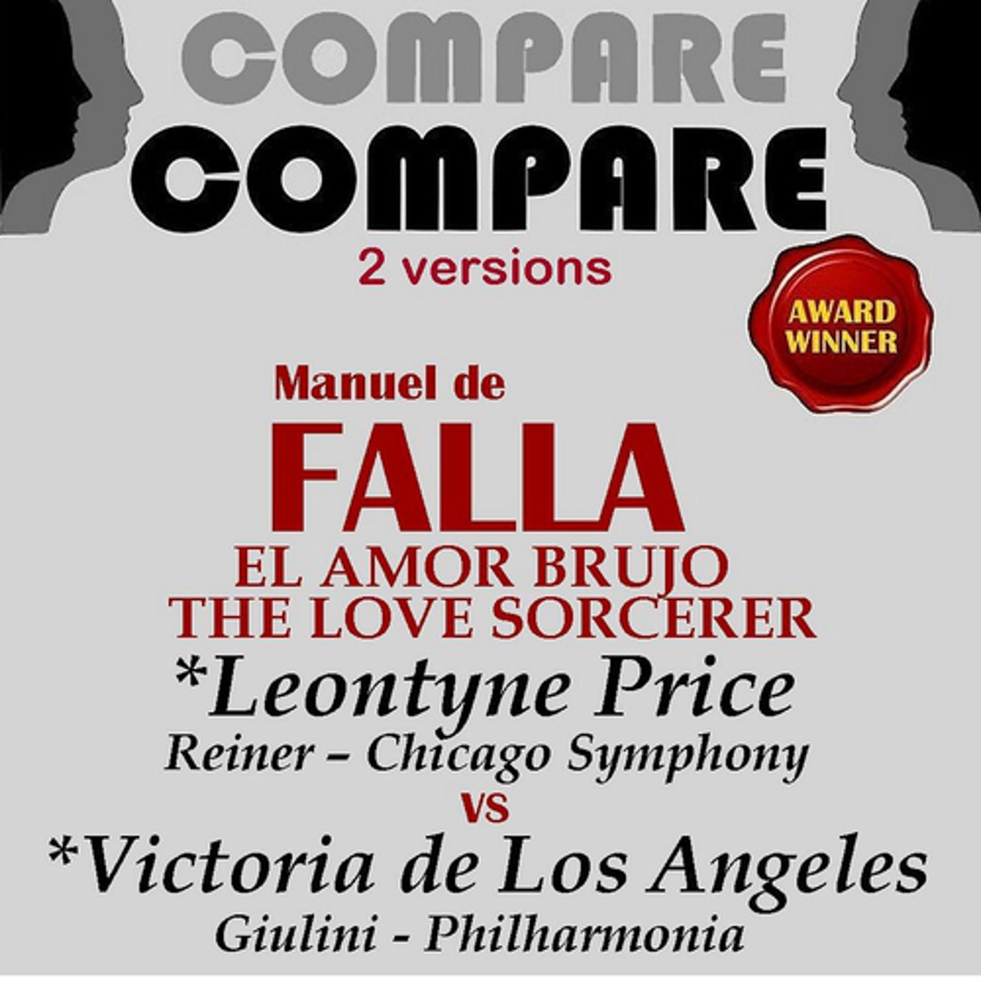 Постер альбома De Falla: The Love Sorcerer, Leontyne Price vs. Victoria de Los Angeles
