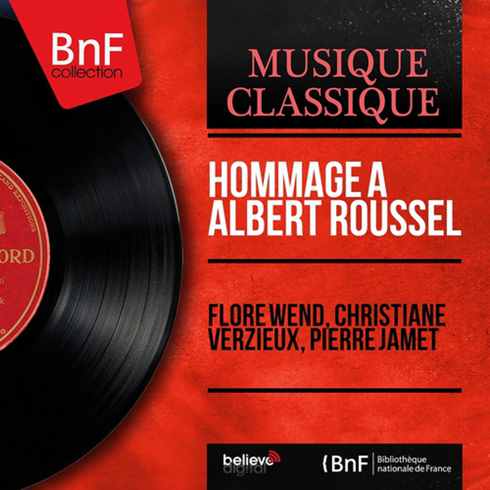 Постер альбома Hommage à Albert Roussel (Mono Version)