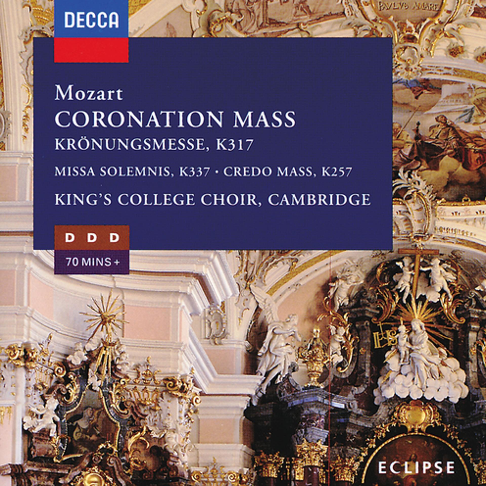 Постер альбома Mozart: Coronation Mass/Missa Solemnis/Mass in C