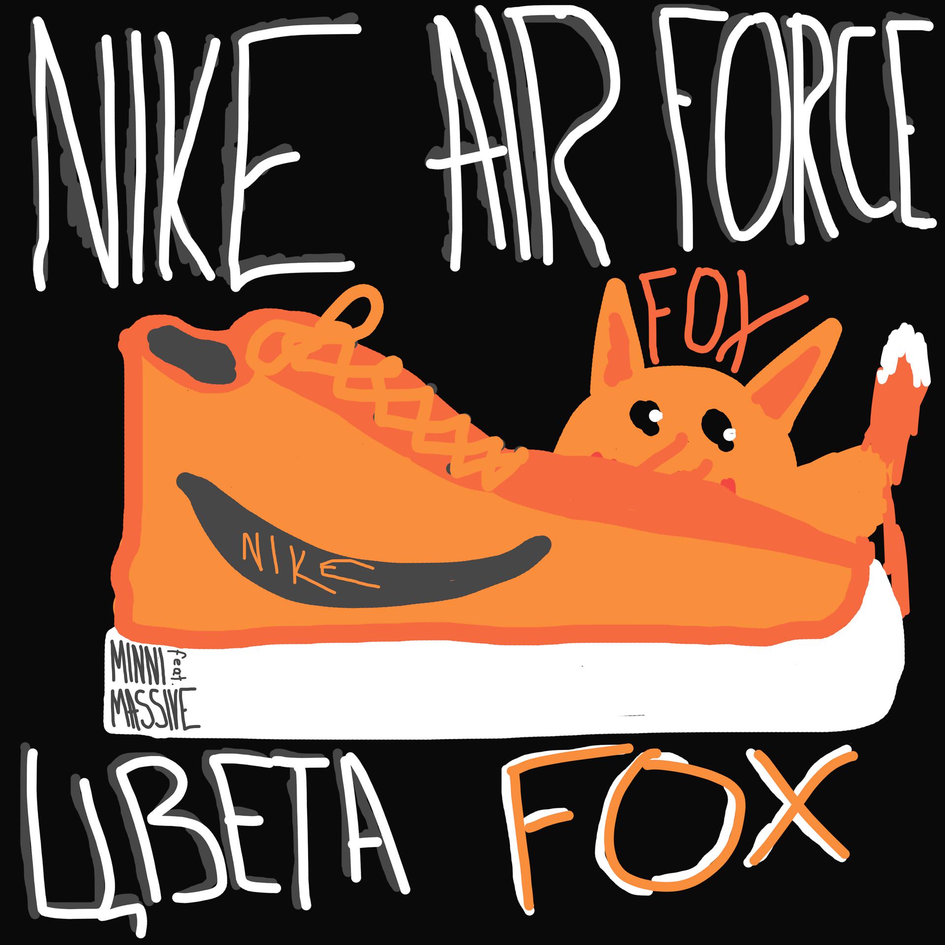 Постер альбома Nike Air Force цвета Fox