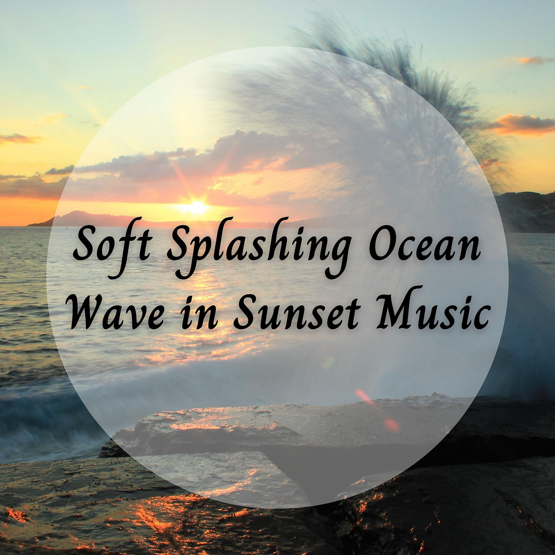 Постер альбома Soft Splashing Ocean Wave in Sunset Music