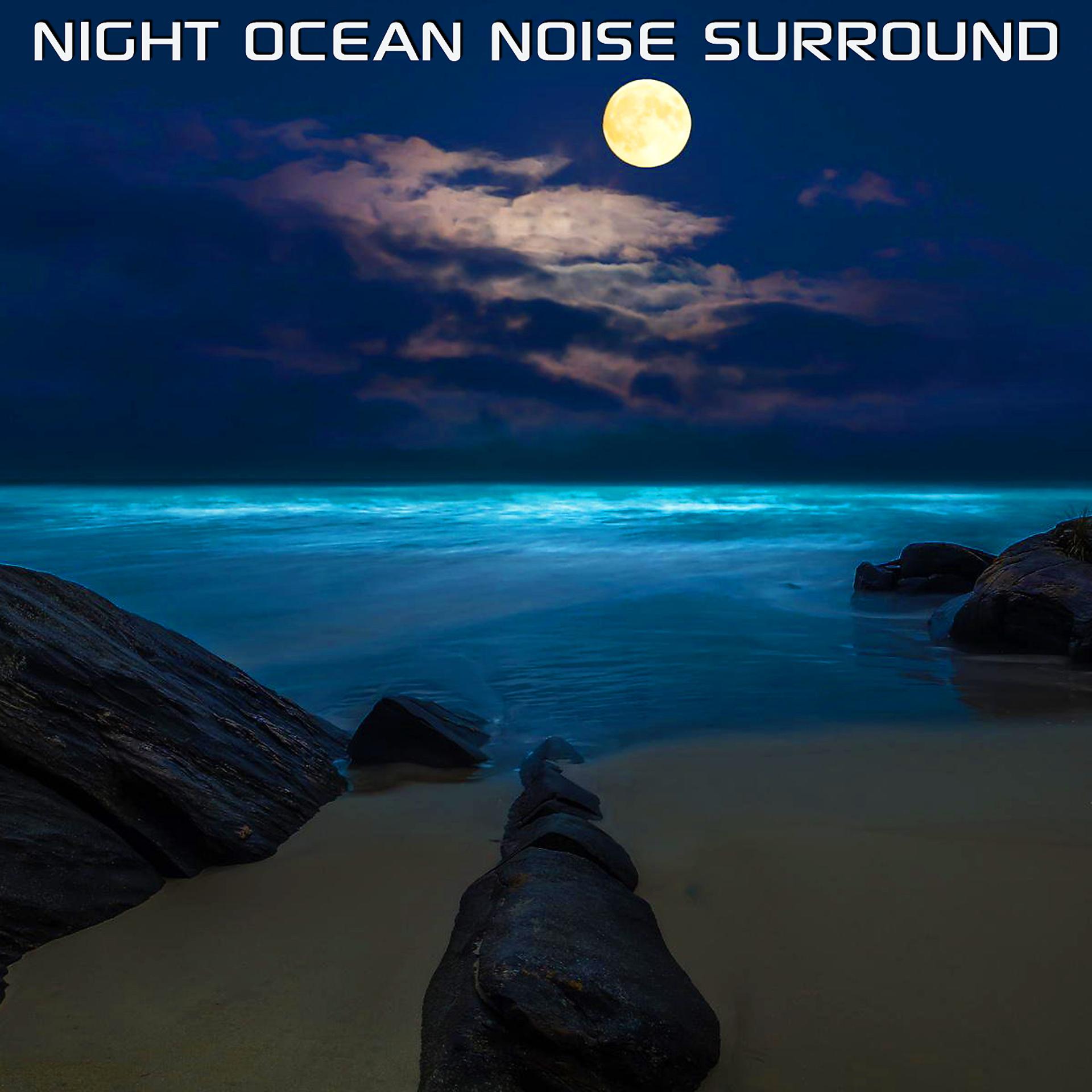 Постер альбома Night Ocean Noise Surround (feat. Discovery Soundscapes, Discovery Ocean Soundscapes, Ocean Relax Sounds, White Noise Sleep Sounds, Ocean White Noise & Sounds Nature)