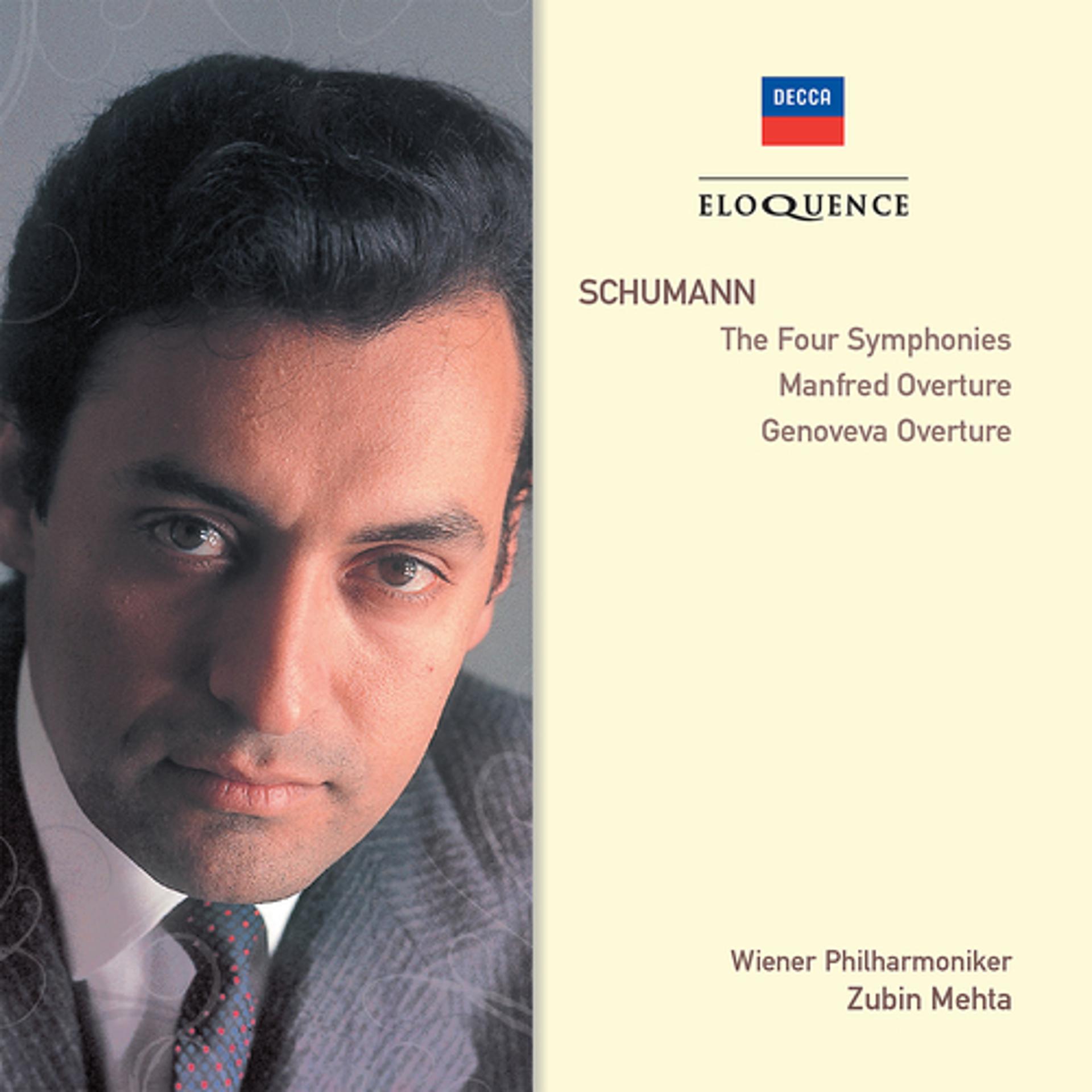 Постер альбома Schumann: The Four Symphonies; Manfred Overture; Genoveva Overture