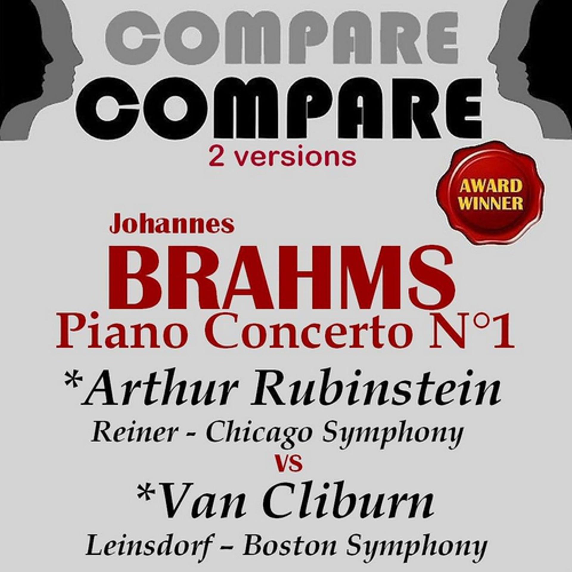 Постер альбома Brahms: Piano Concerto No. 1, Arthur Rubinstein vs. Van Cliburn (Compare 2 Versions)