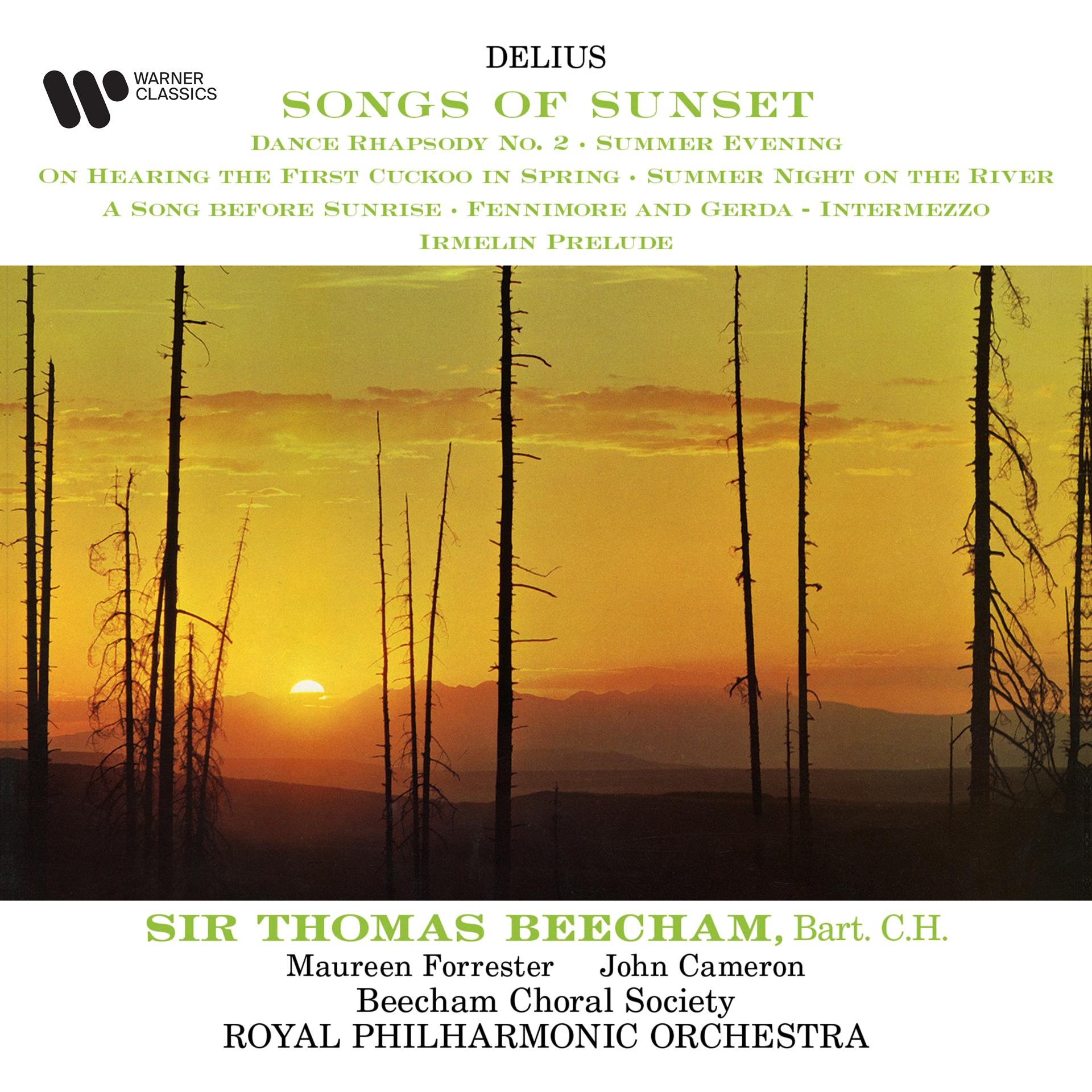 Постер альбома Delius: Songs of Sunset, Dance Rhapsody No. 2, Summer Evening & Irmelin Prelude