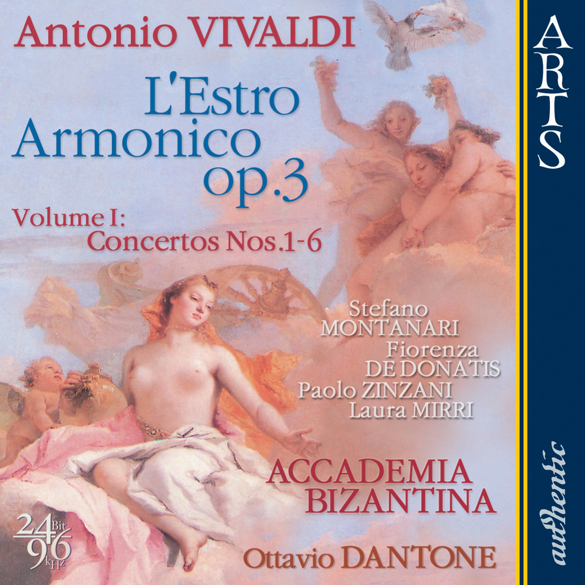 Постер альбома Vivaldi: L'Estro Armonico op. 3, Vol. 1: Concertos Nos. 1-6