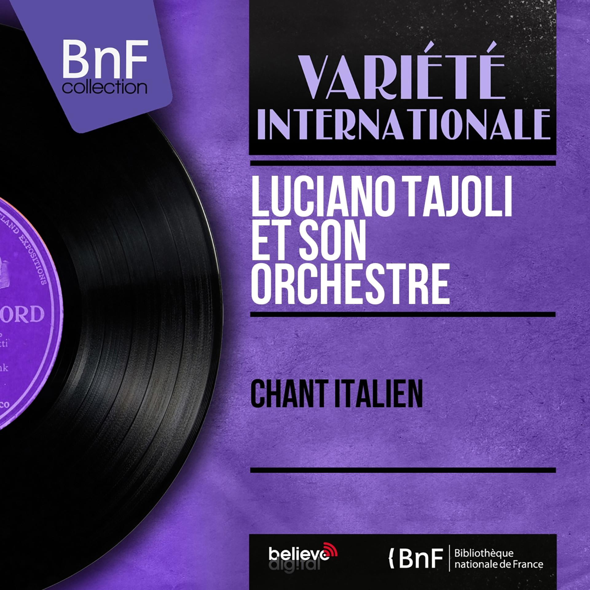 Постер альбома Chant italien (Mono version)