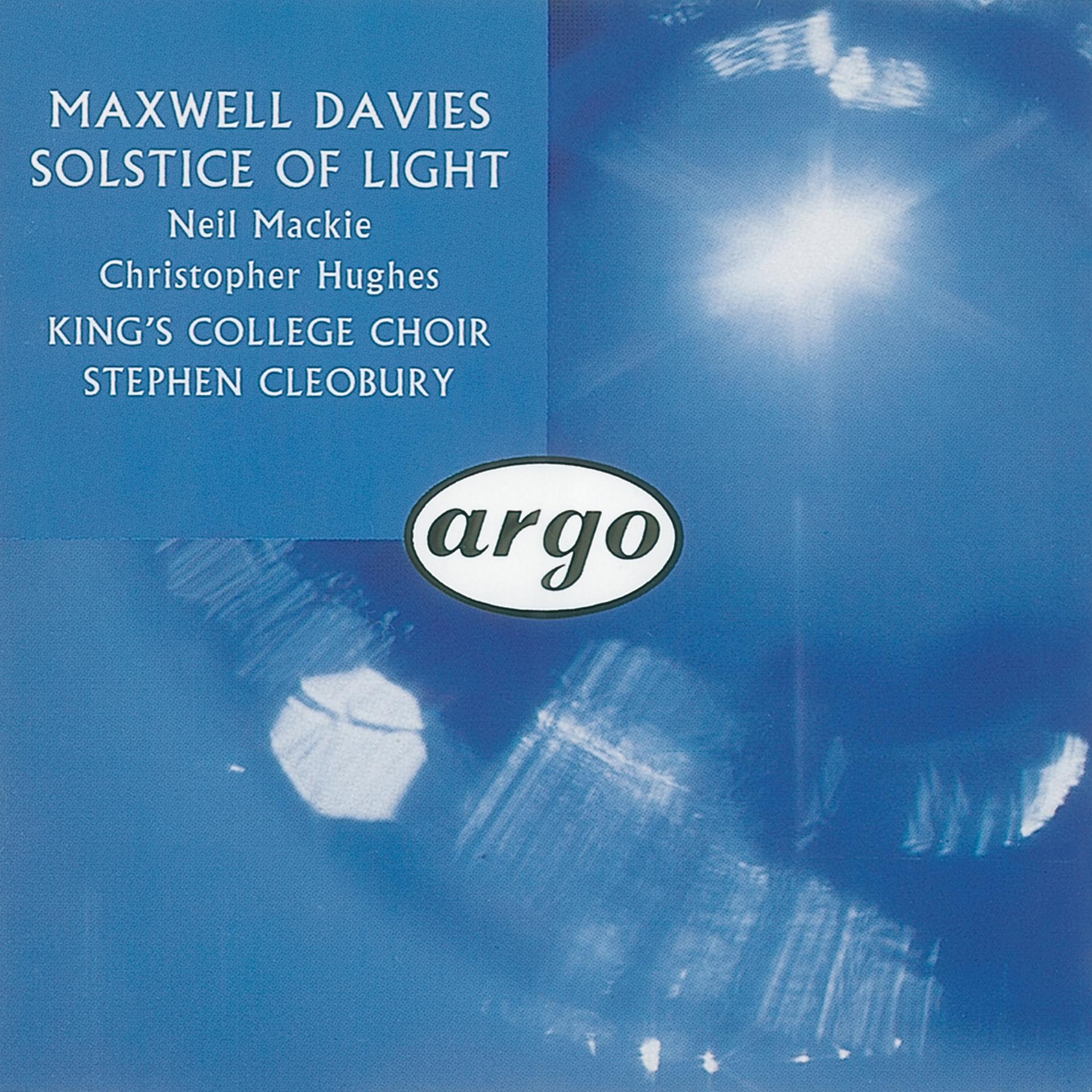 Постер альбома Maxwell Davies: Solstice of Light