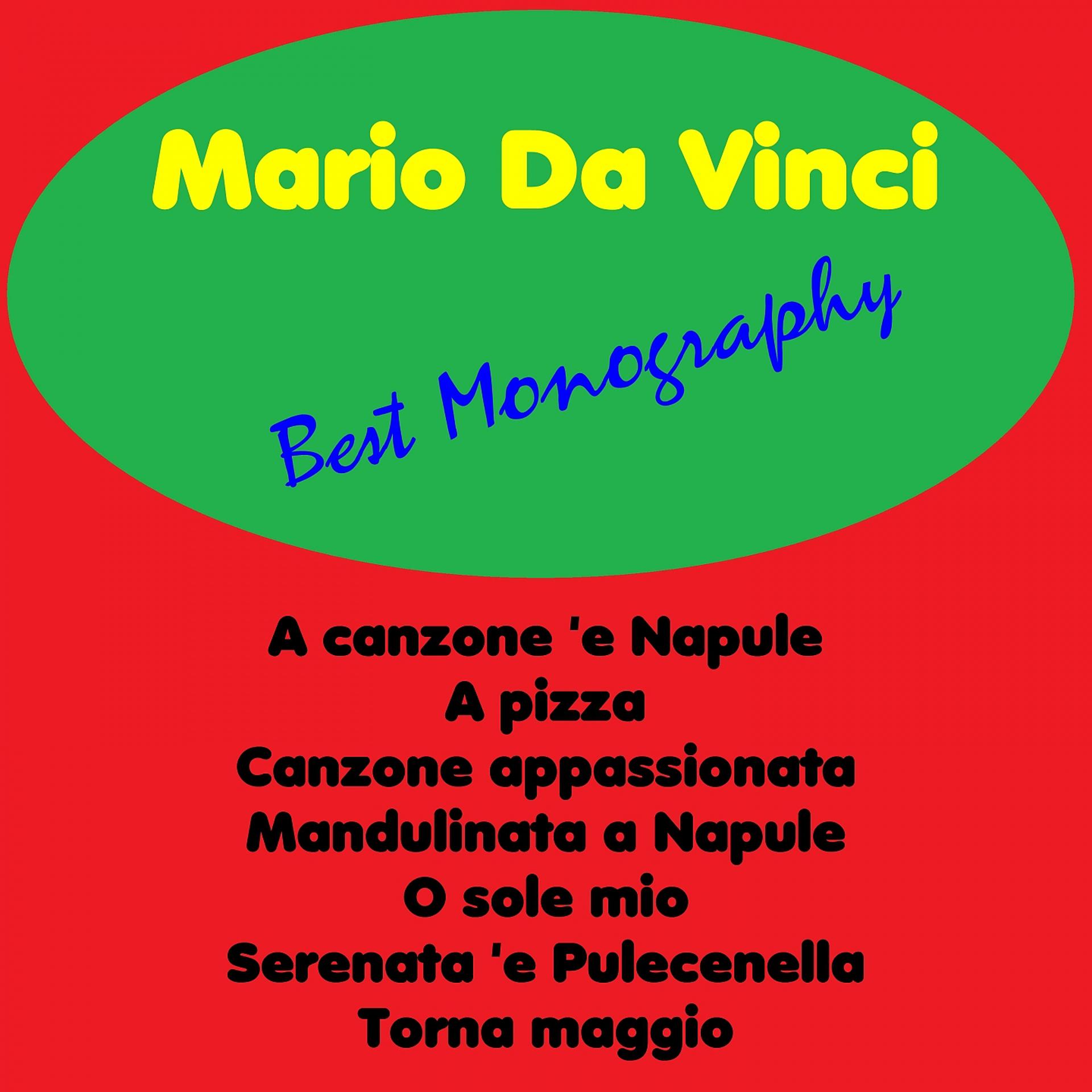 Постер альбома Best monography: Mario Da Vinci