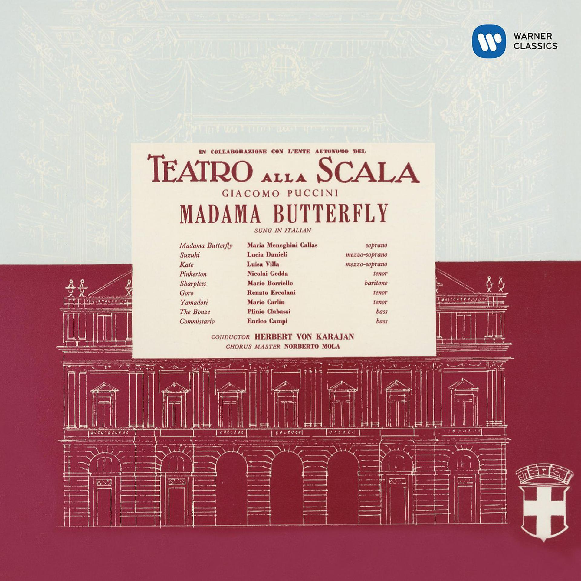 Постер альбома Puccini: Madama Butterfly (1955 - Karajan) - Callas Remastered