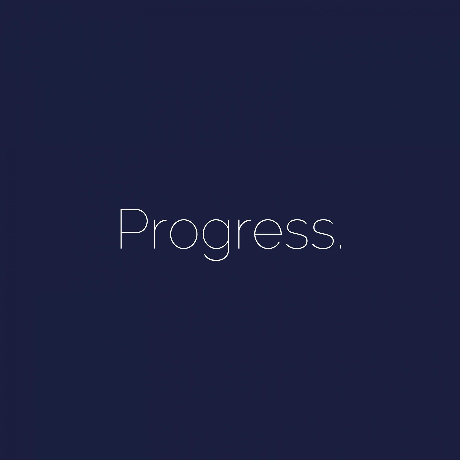 Постер альбома Progress.