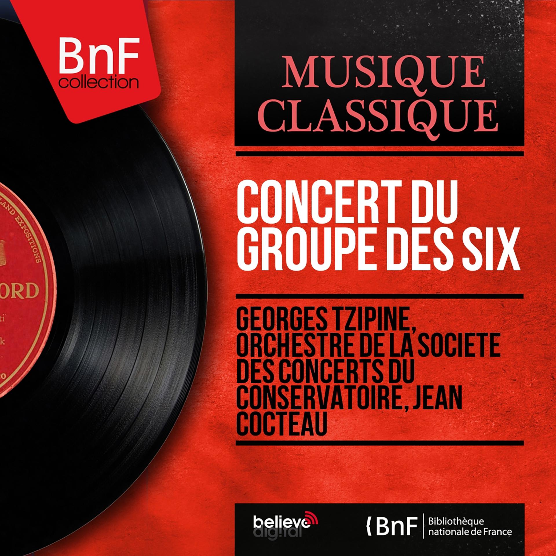 Постер альбома Concert du Groupe des Six (Mono Version)