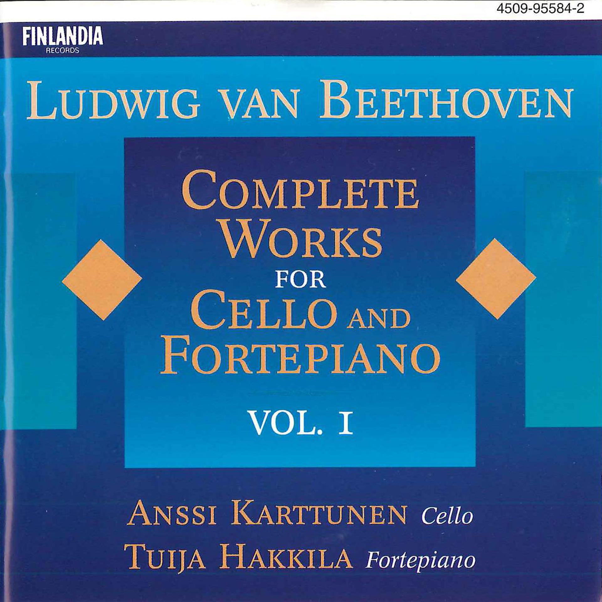 Постер альбома Ludwig van Beethoven : Complete Works for Cello and Fortepiano Vol. 1