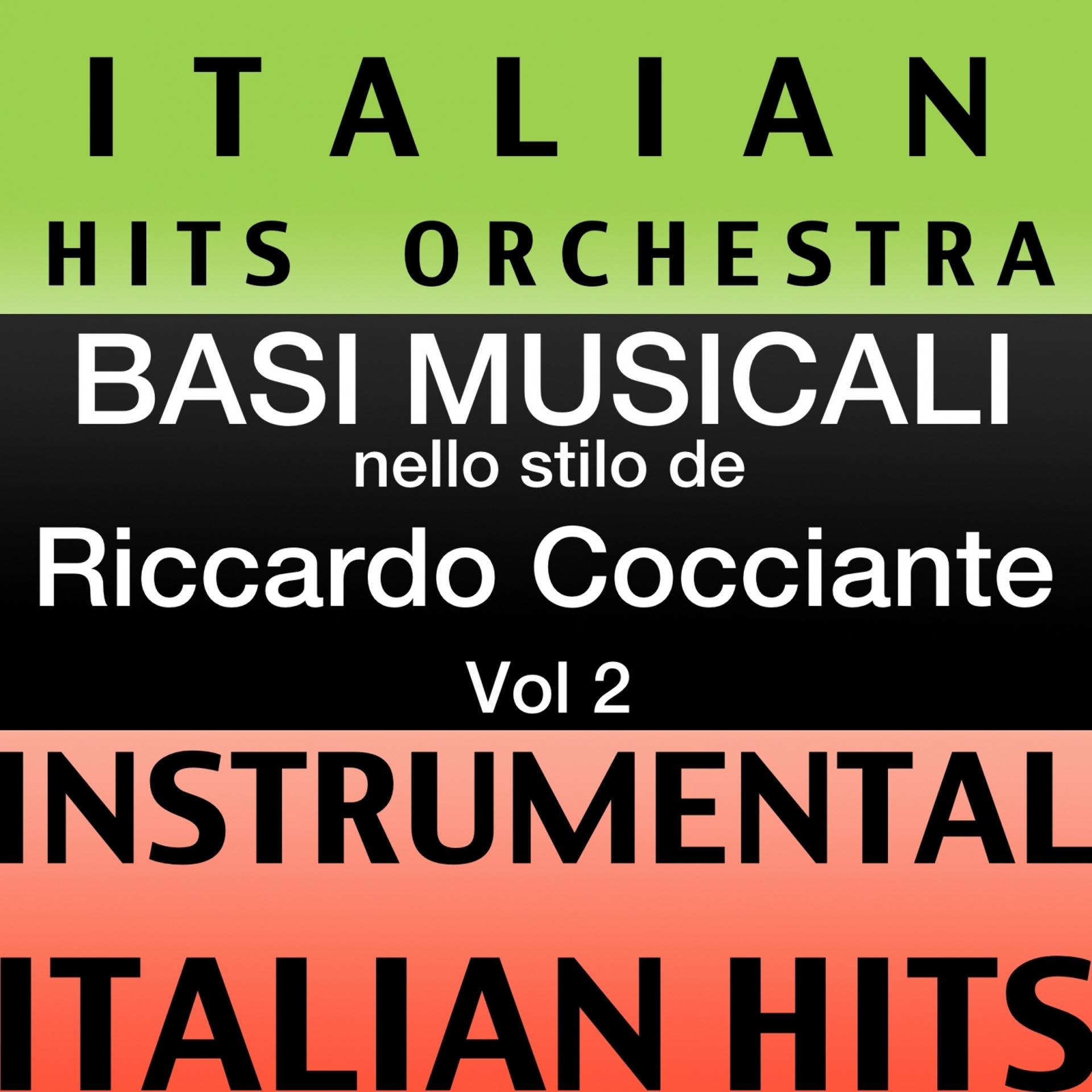 Постер альбома Basi musicale nello stilo dei riccardo cocciante (instrumental karaoke tracks), Vol. 2