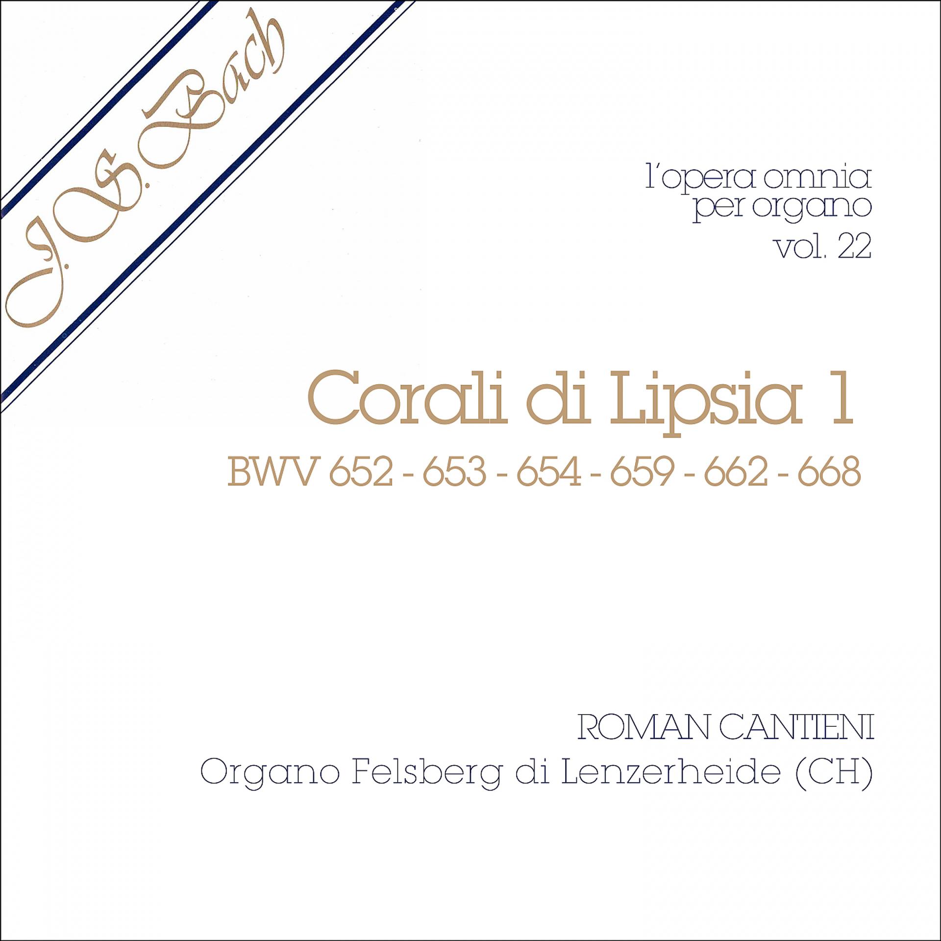 Постер альбома J.S. Bach - Opera Omnia per organo, Vol. 22