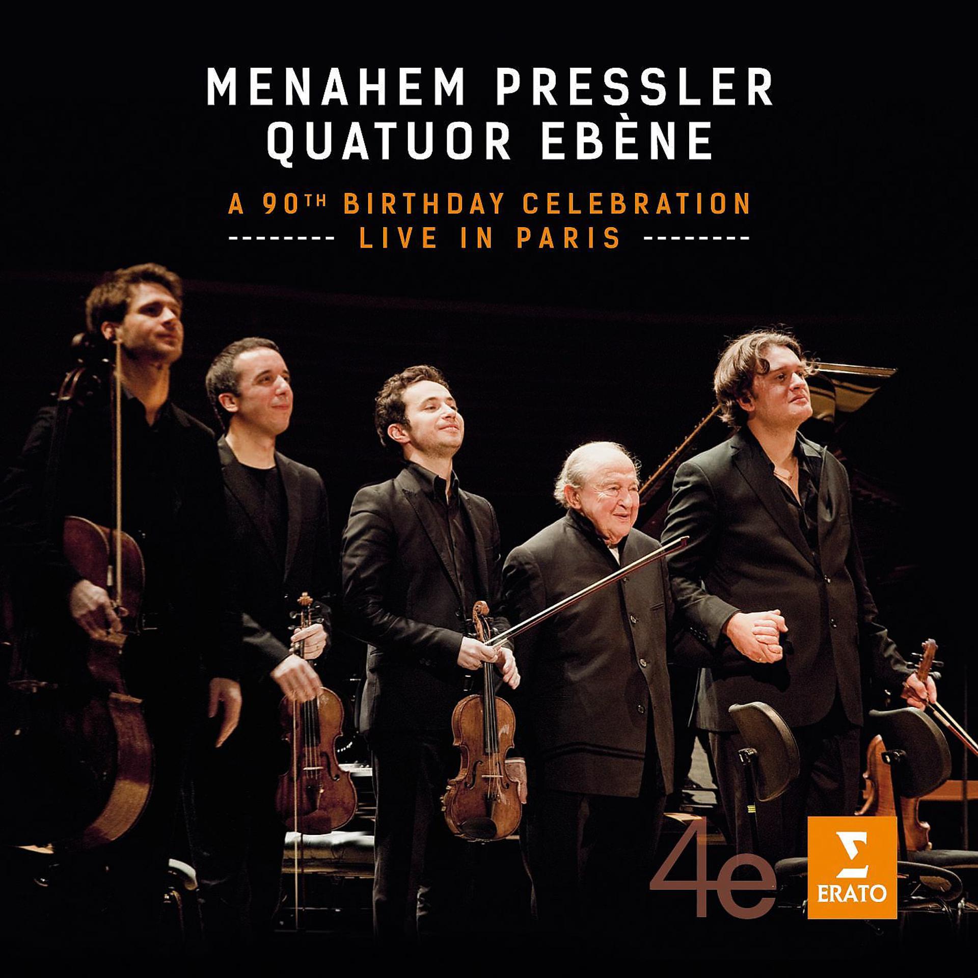 Постер альбома Menahem Pressler - A 90th Birthday Celebration - Live in Paris