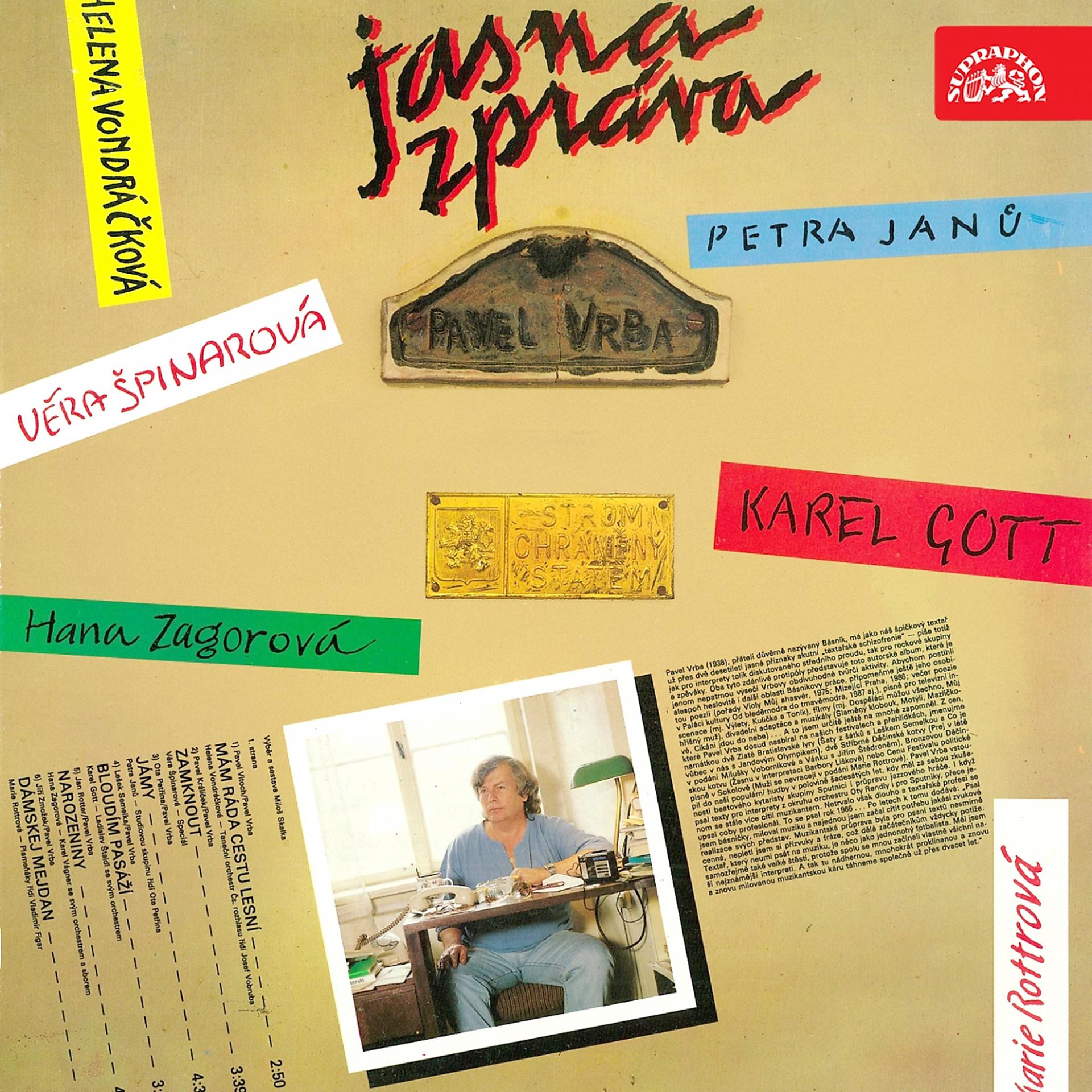 Постер альбома Jasná zpráva Pavla Vrby