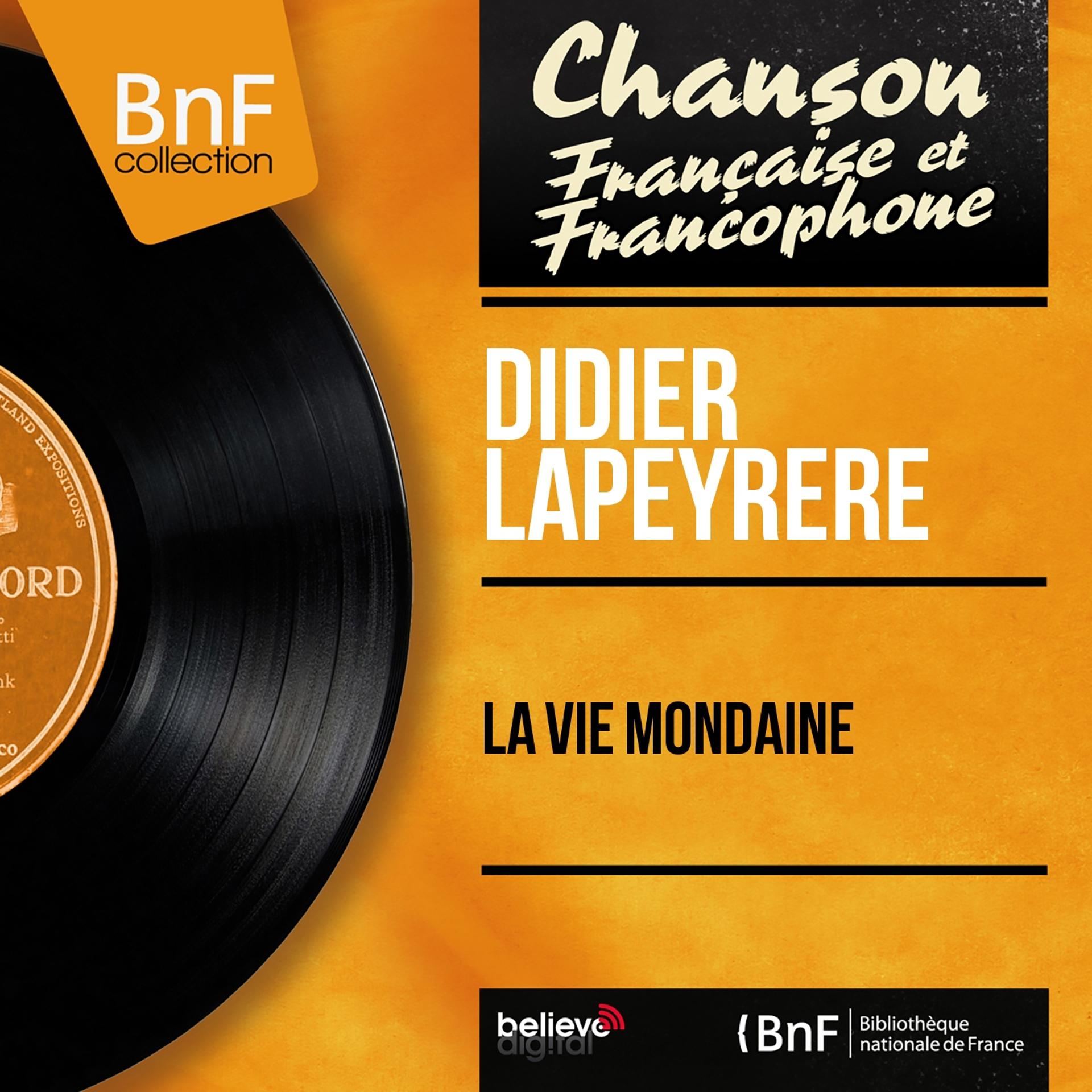 Постер альбома La vie mondaine (Mono Version)