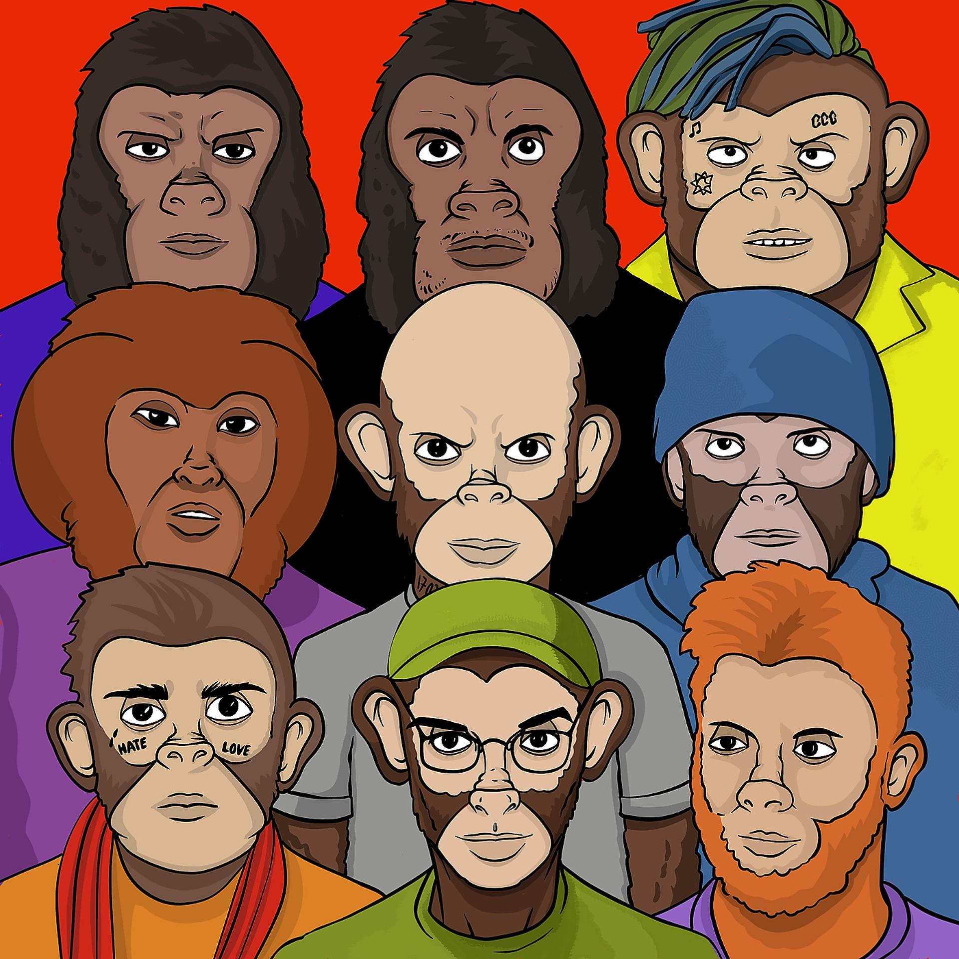Постер альбома Планета обезьян