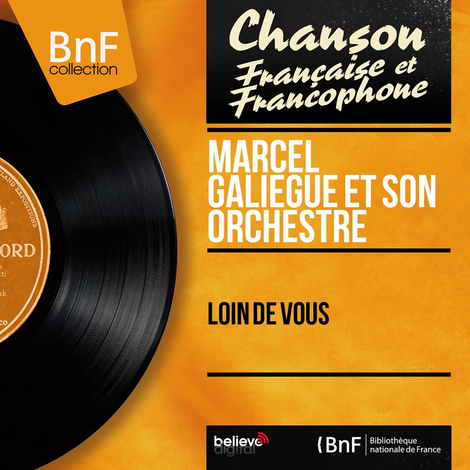Постер альбома Loin de vous (Mono Version)