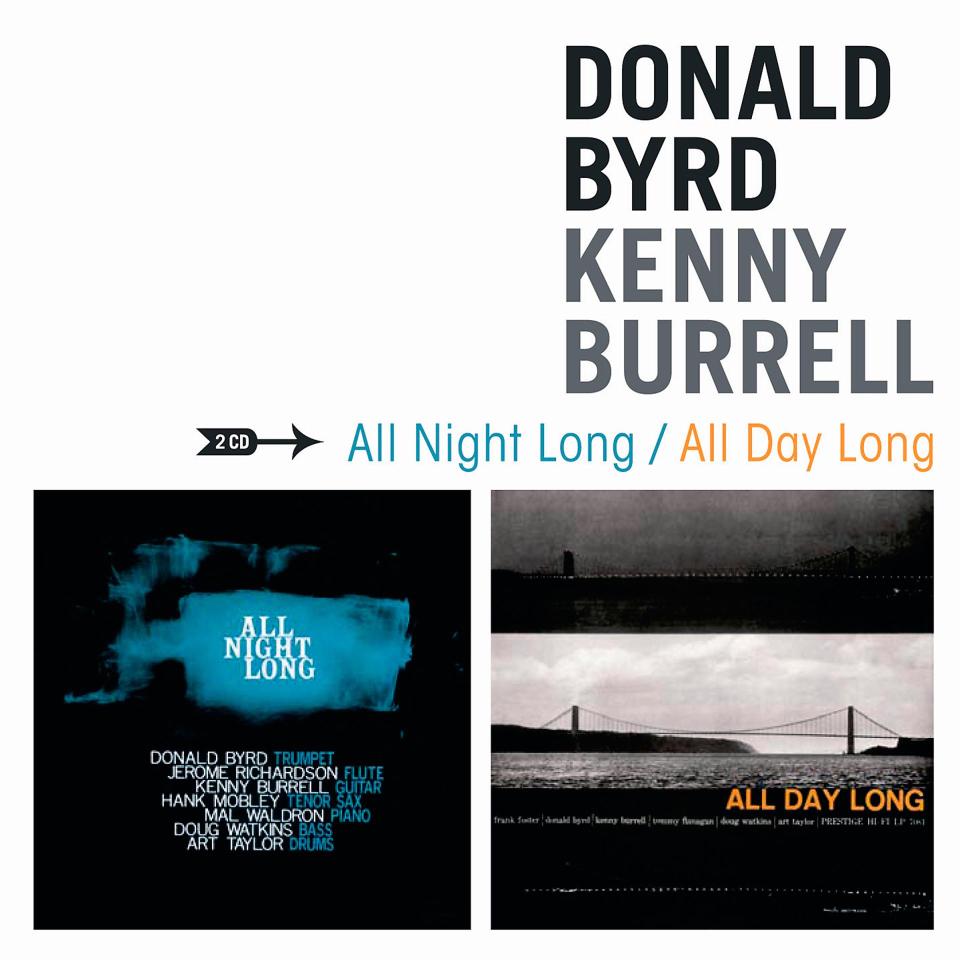 Постер альбома All Night Long / All Day Long with Kenny Burrell