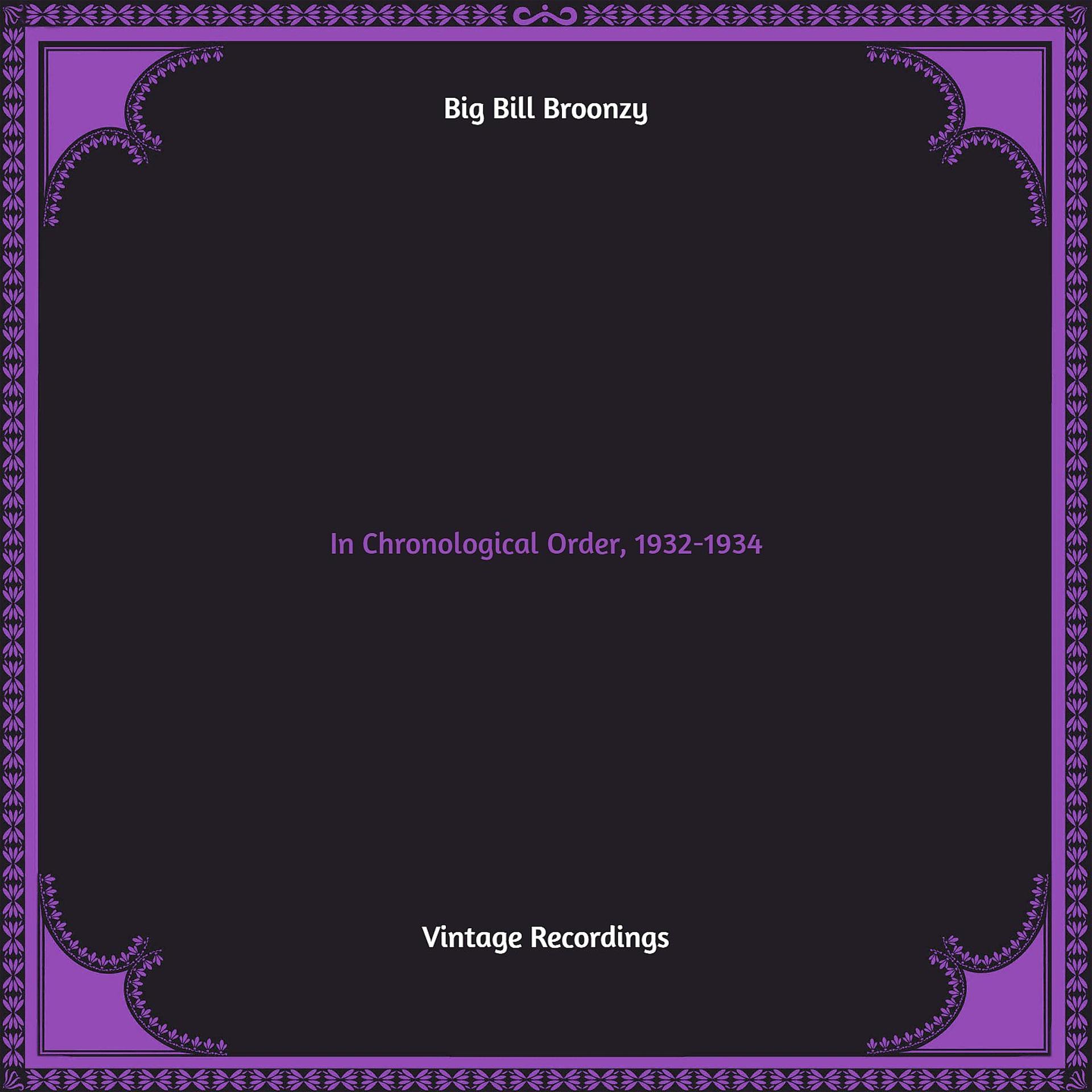 Постер альбома In Chronological Order, 1932-1934