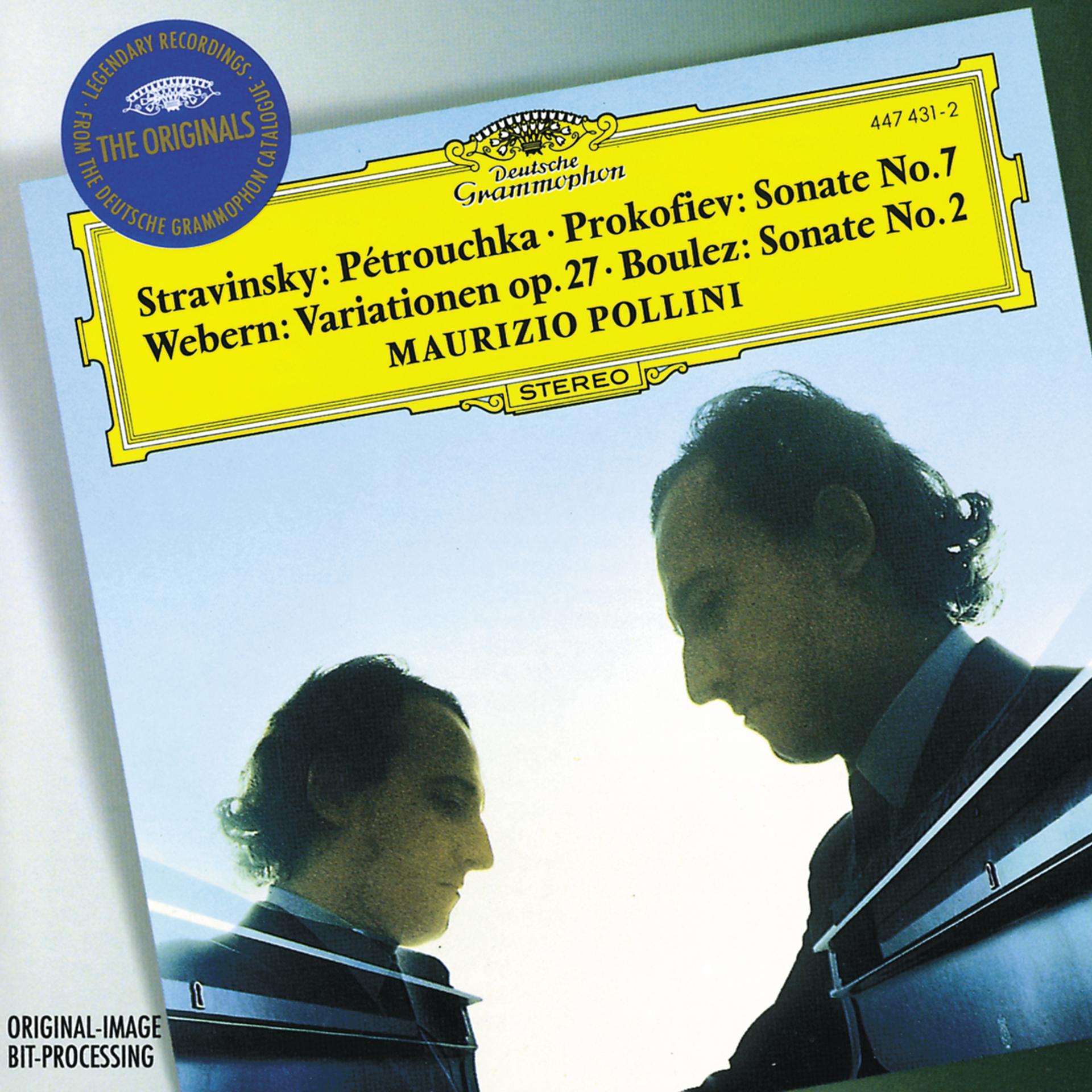 Постер альбома Stravinsky: Three Dances from Petruschka'/ Prokofiev: Piano Sonata No.7 / Webern: Piano Variations