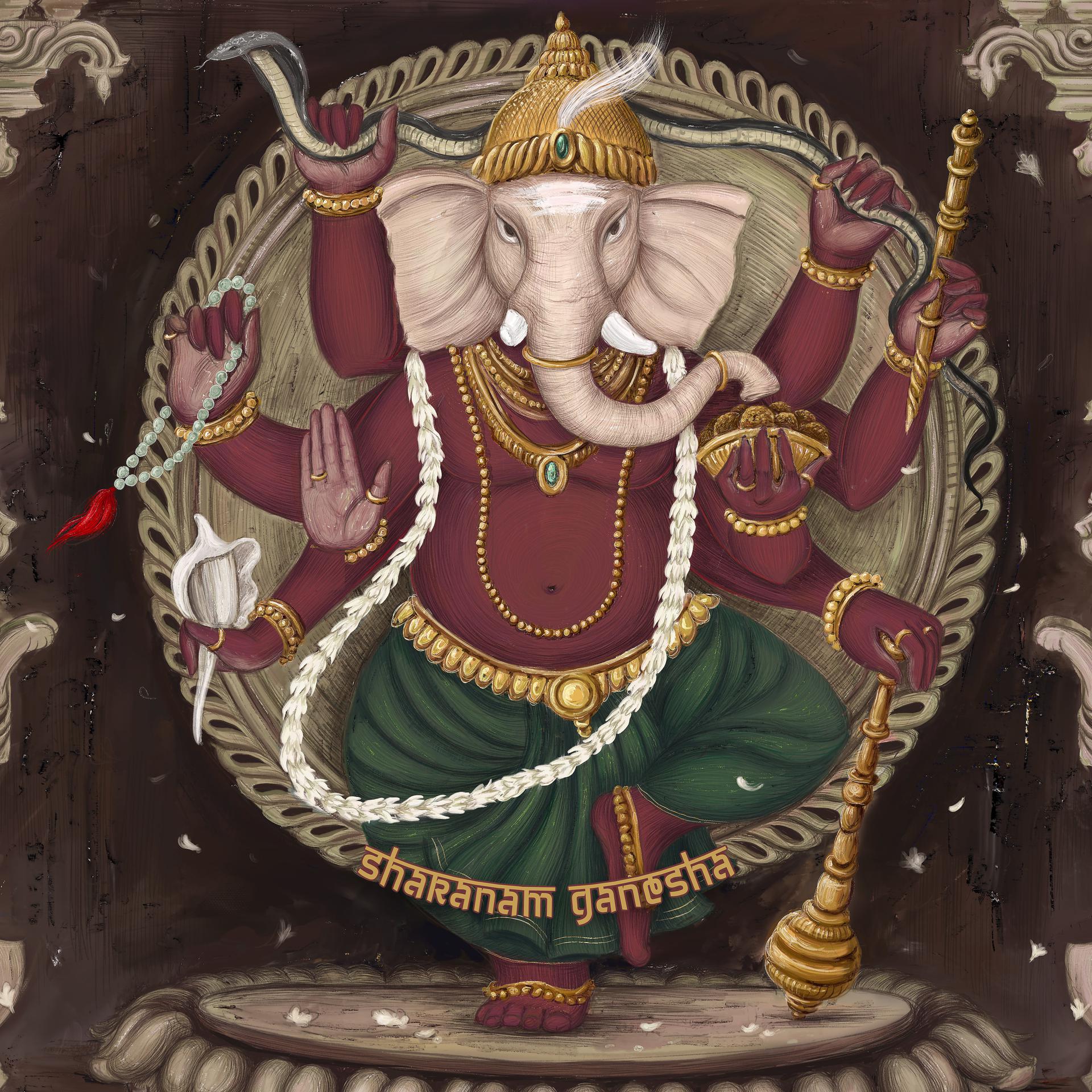 Постер к треку U108 - Sharanam Ganesha