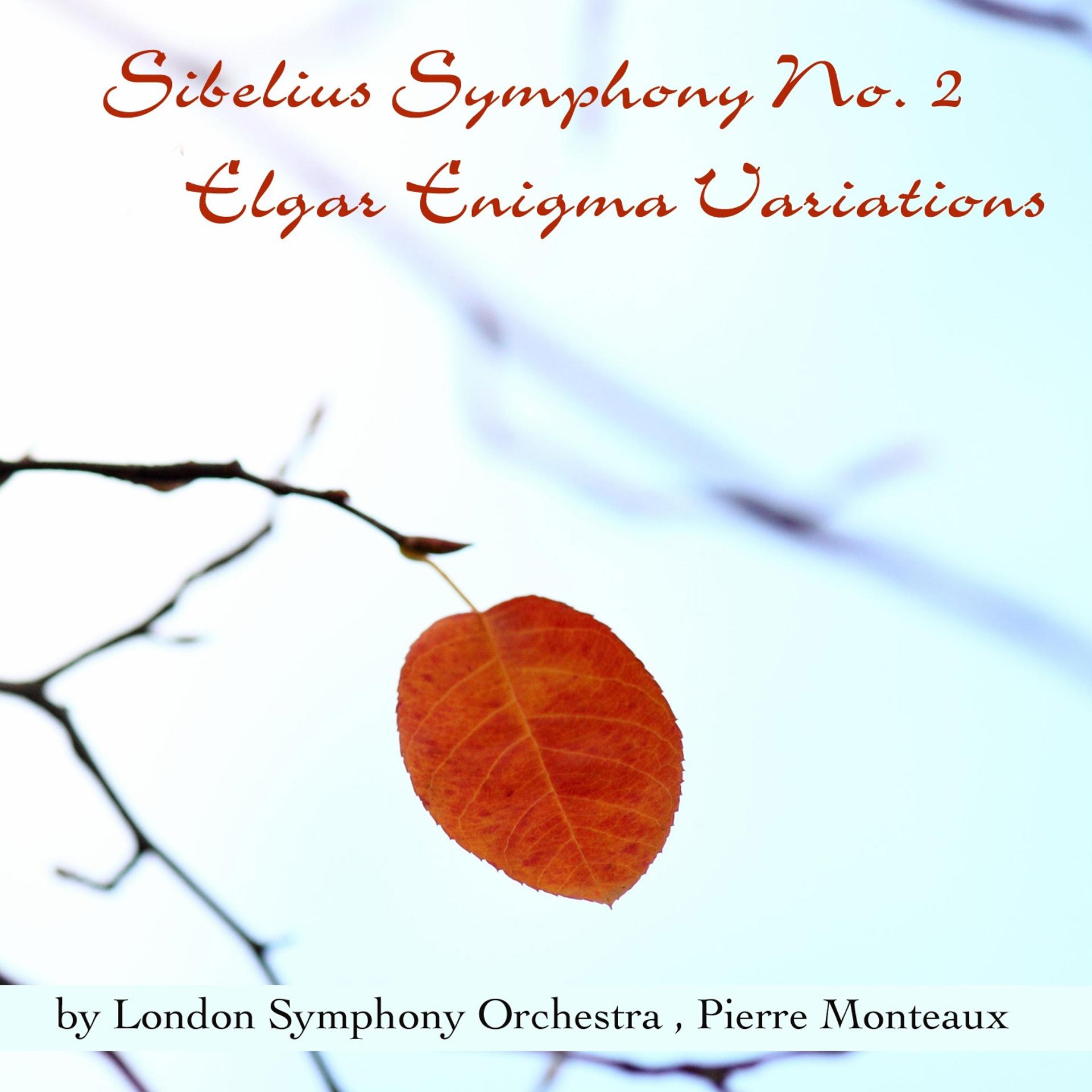 Постер альбома Sibelius: Symphony No. 2 - Elgar: Enigma Variations