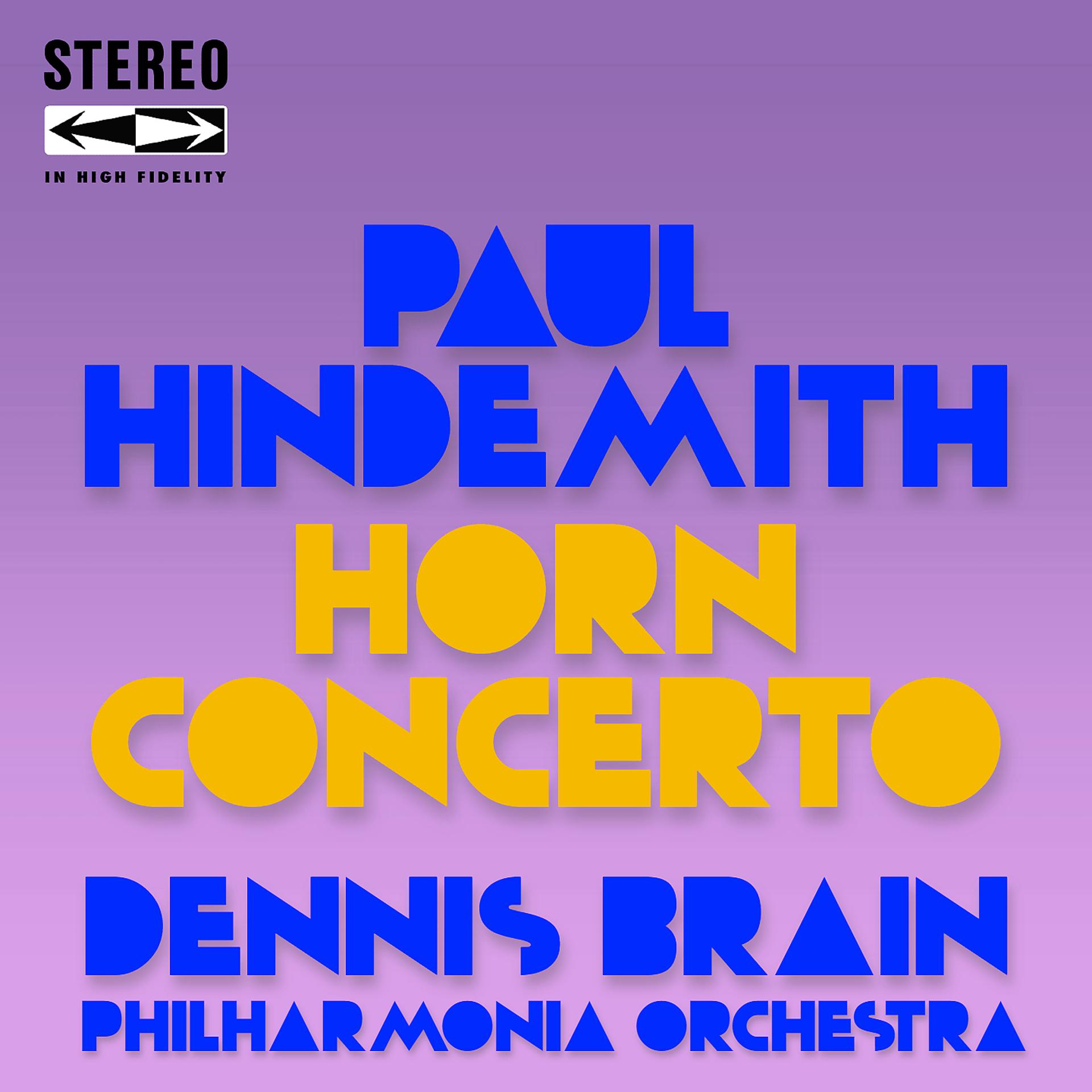 Постер альбома Paul Hindemith Horn Concerto