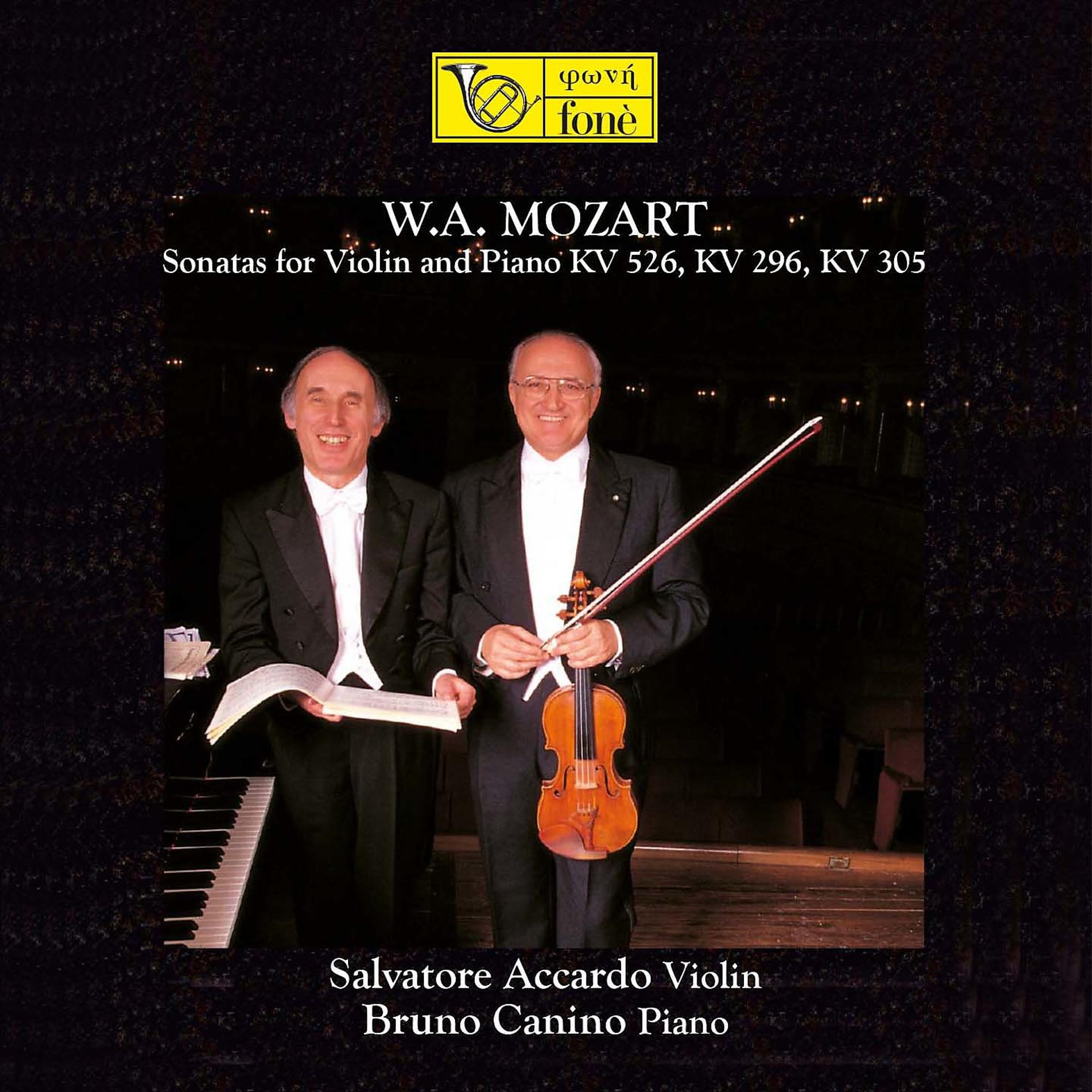 Постер альбома Mozart: Sonatas for Violin and Piano KV 526, 296, 305