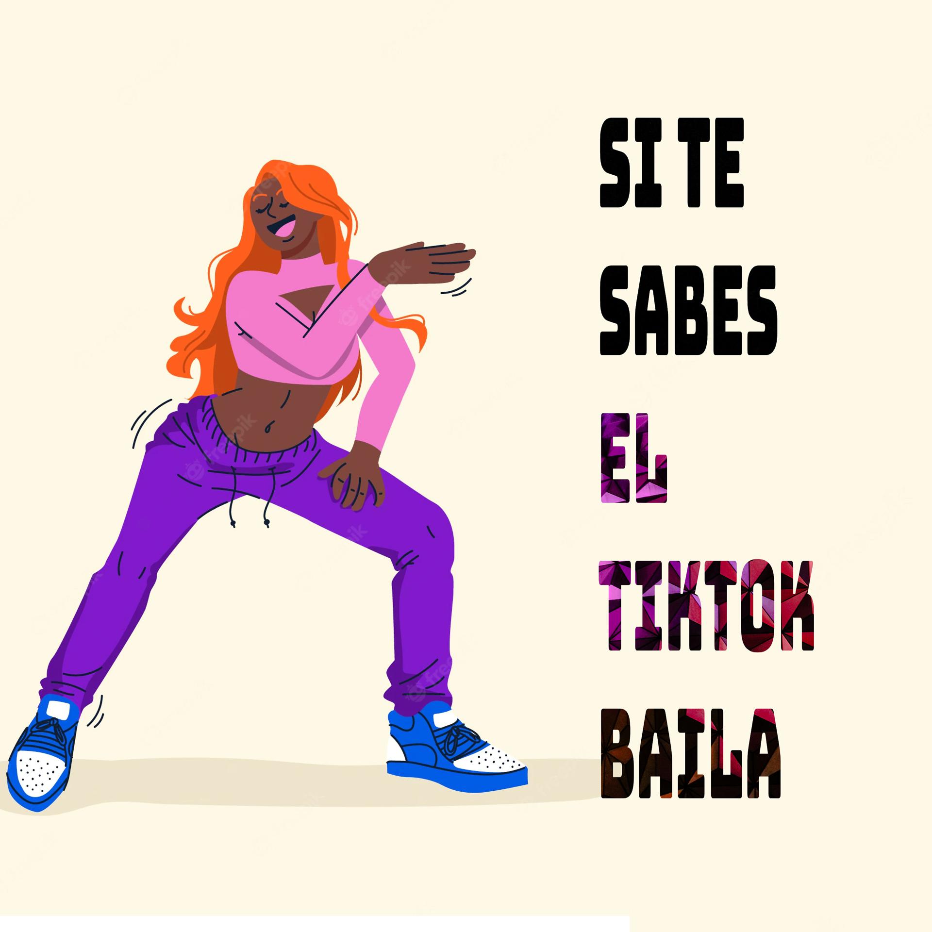 Постер альбома Si te sabes el Tiktok baila