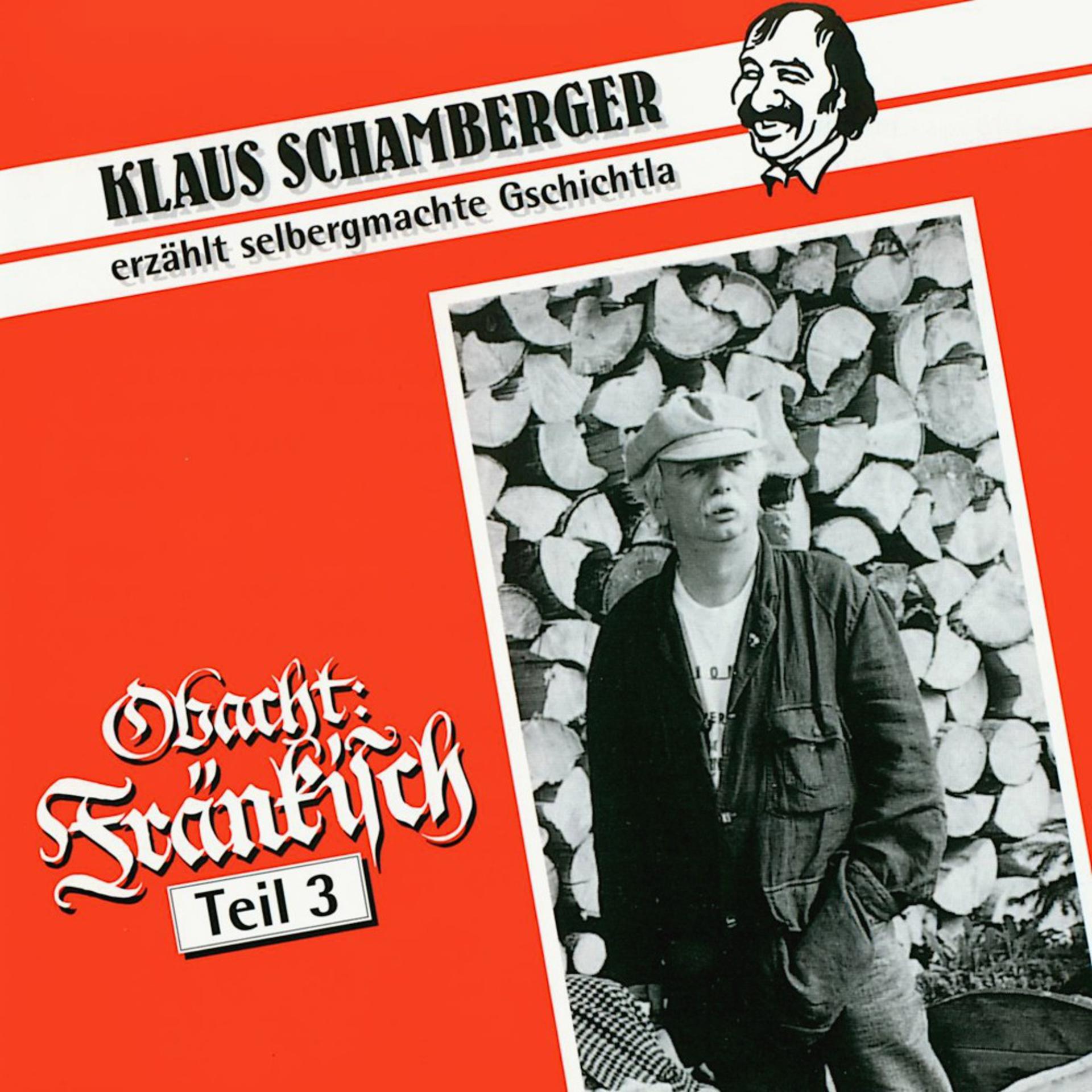 Постер альбома Obacht: Fränkisch - Teil 3 (Klaus Schamberger erzählt selbergemachte Gschichtla) [Live]