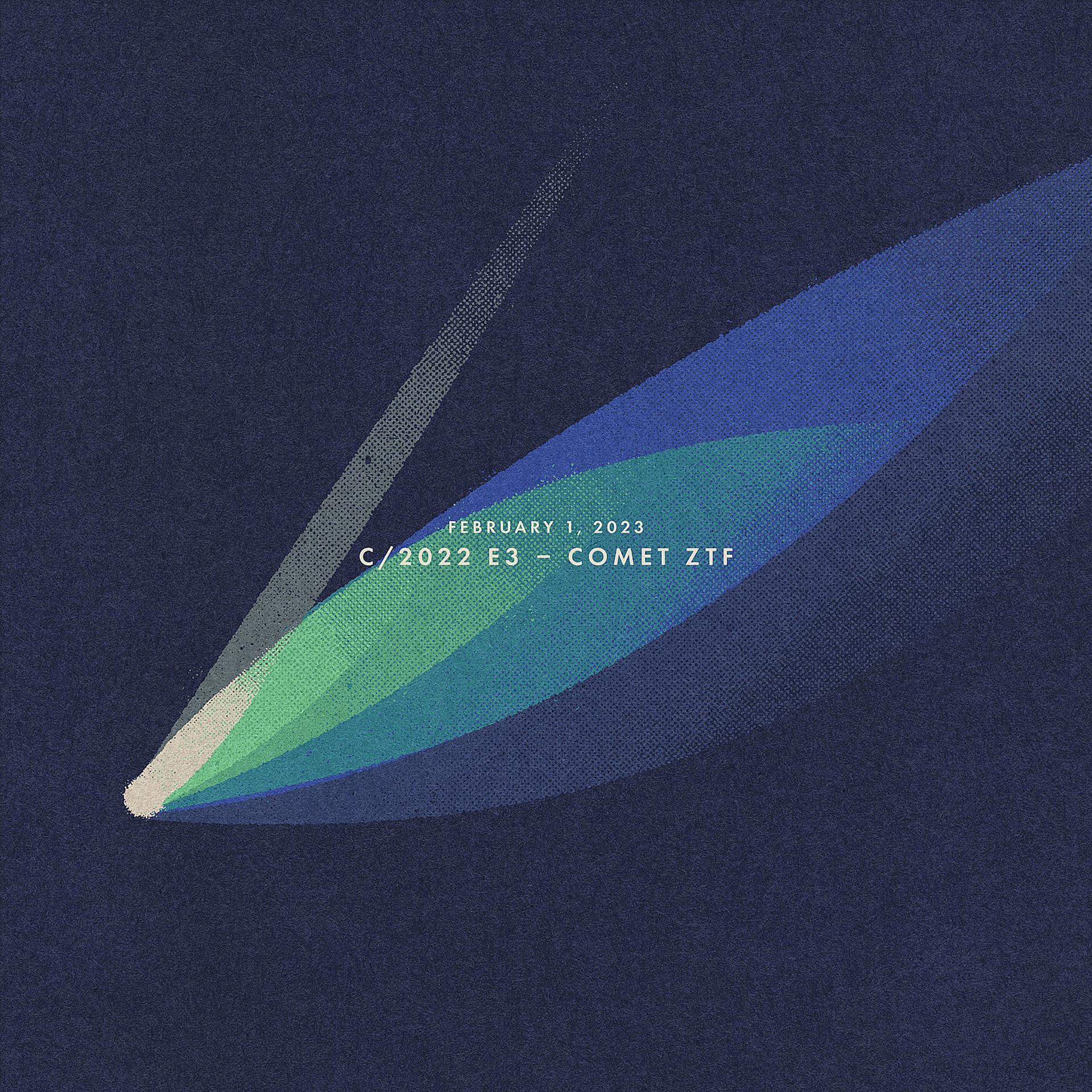 Постер альбома February 1, 2023: C/2022 E3 - Comet Ztf