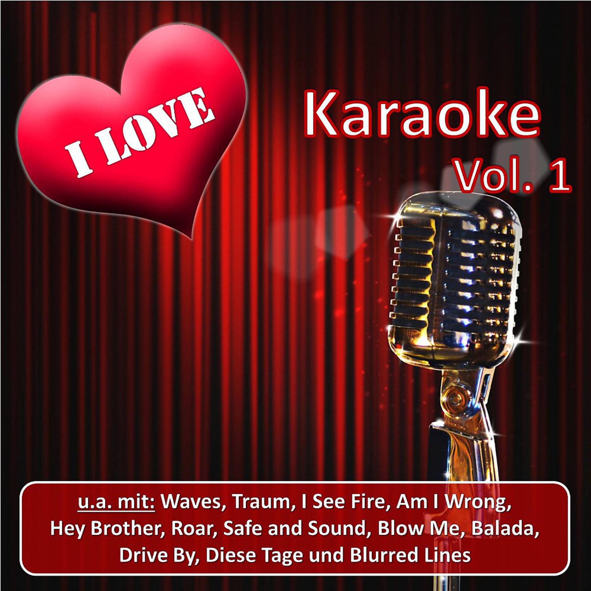 Постер альбома I Love Karaoke, Vol. 1