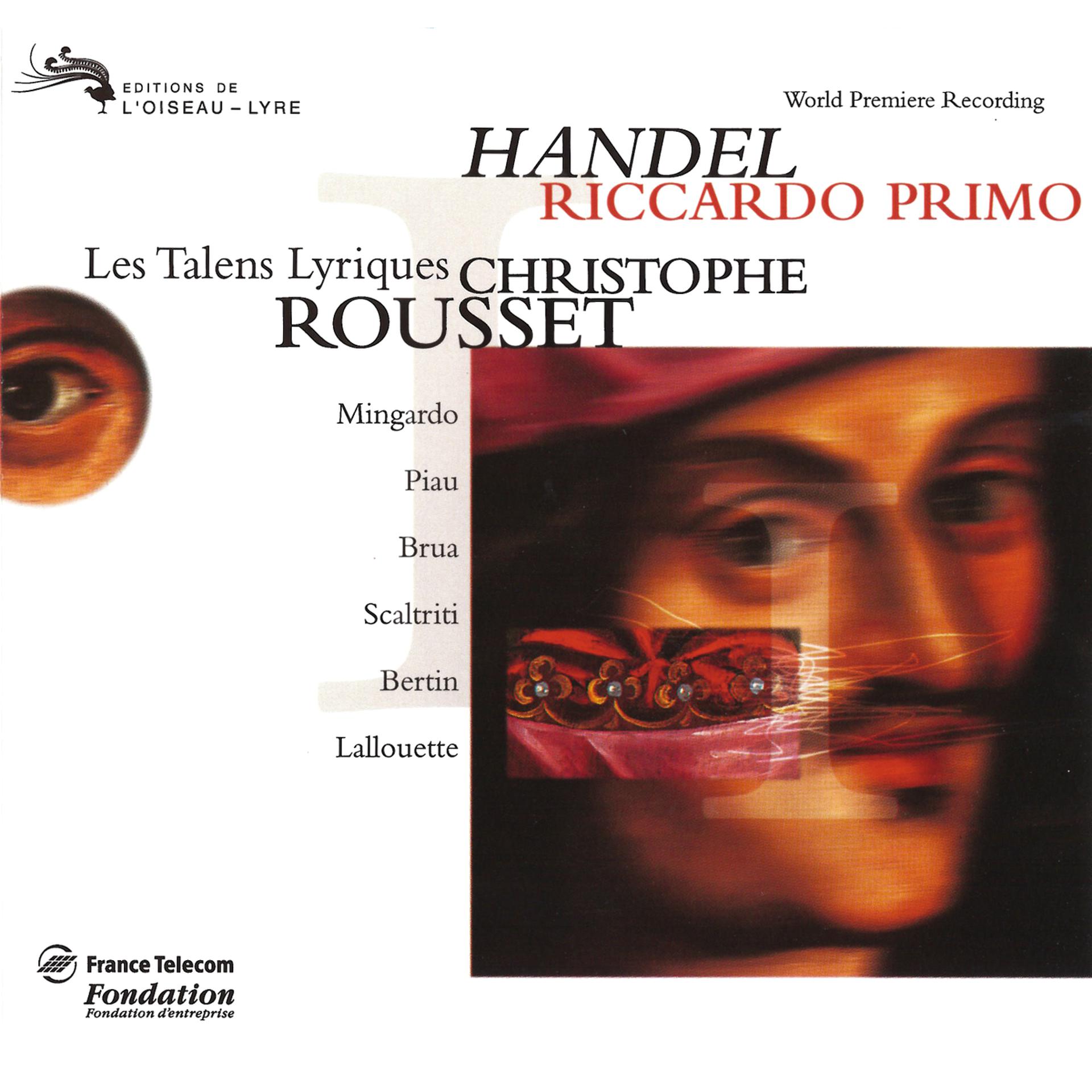 Постер альбома Handel: Riccardo Primo