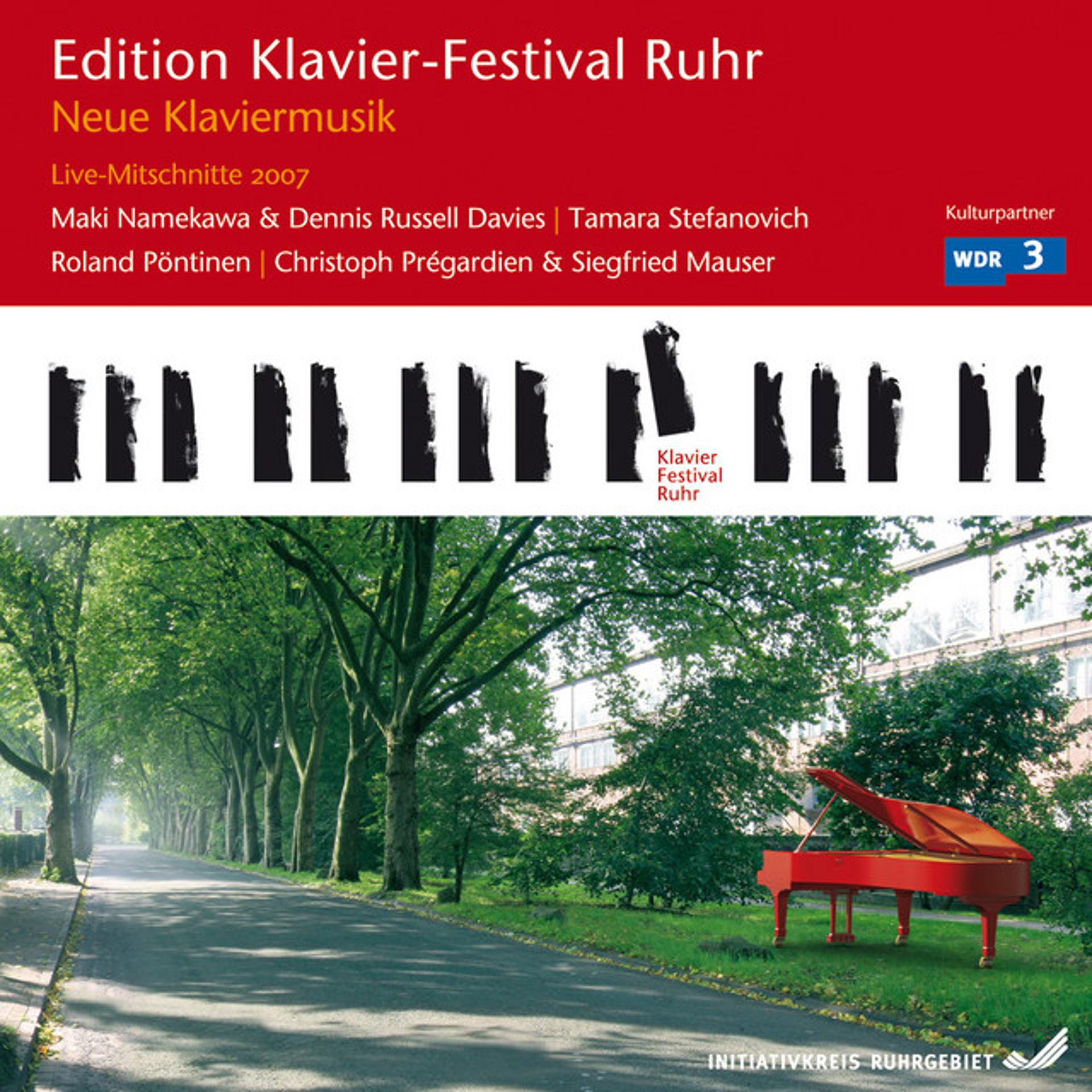 Постер альбома New Piano Music (Edition Ruhr Piano Festival, Vol. 17) [Live]
