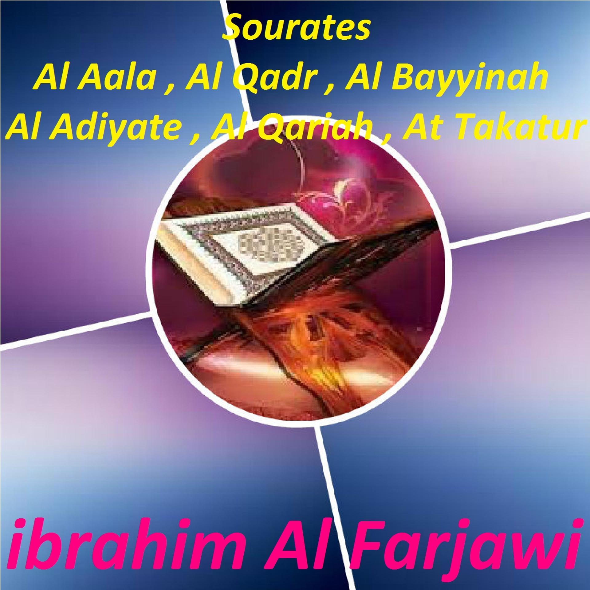 Постер альбома Sourates Al Aala , Al Qadr , Al Bayyinah , Al Adiyate , Al Qariah , At Takatur