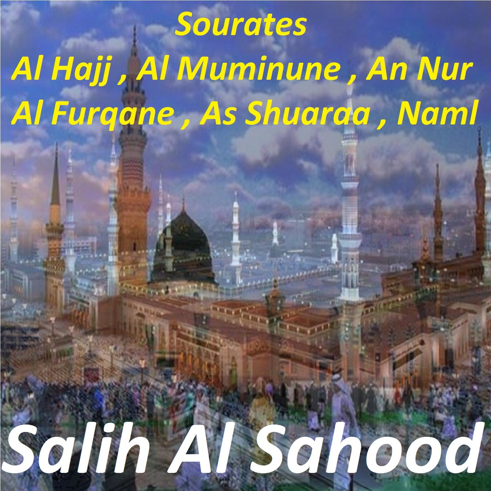 Постер альбома Sourates Al Hajj , Al Muminune , An Nur , Al Furqane , As Shuaraa , Naml