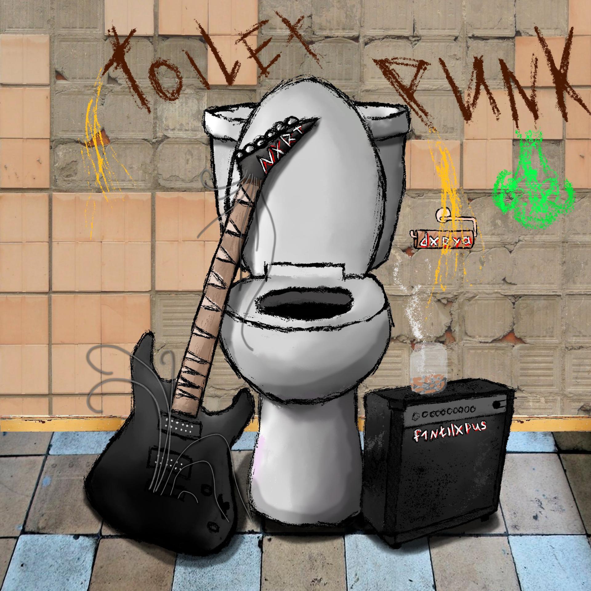 Постер альбома toilet punk