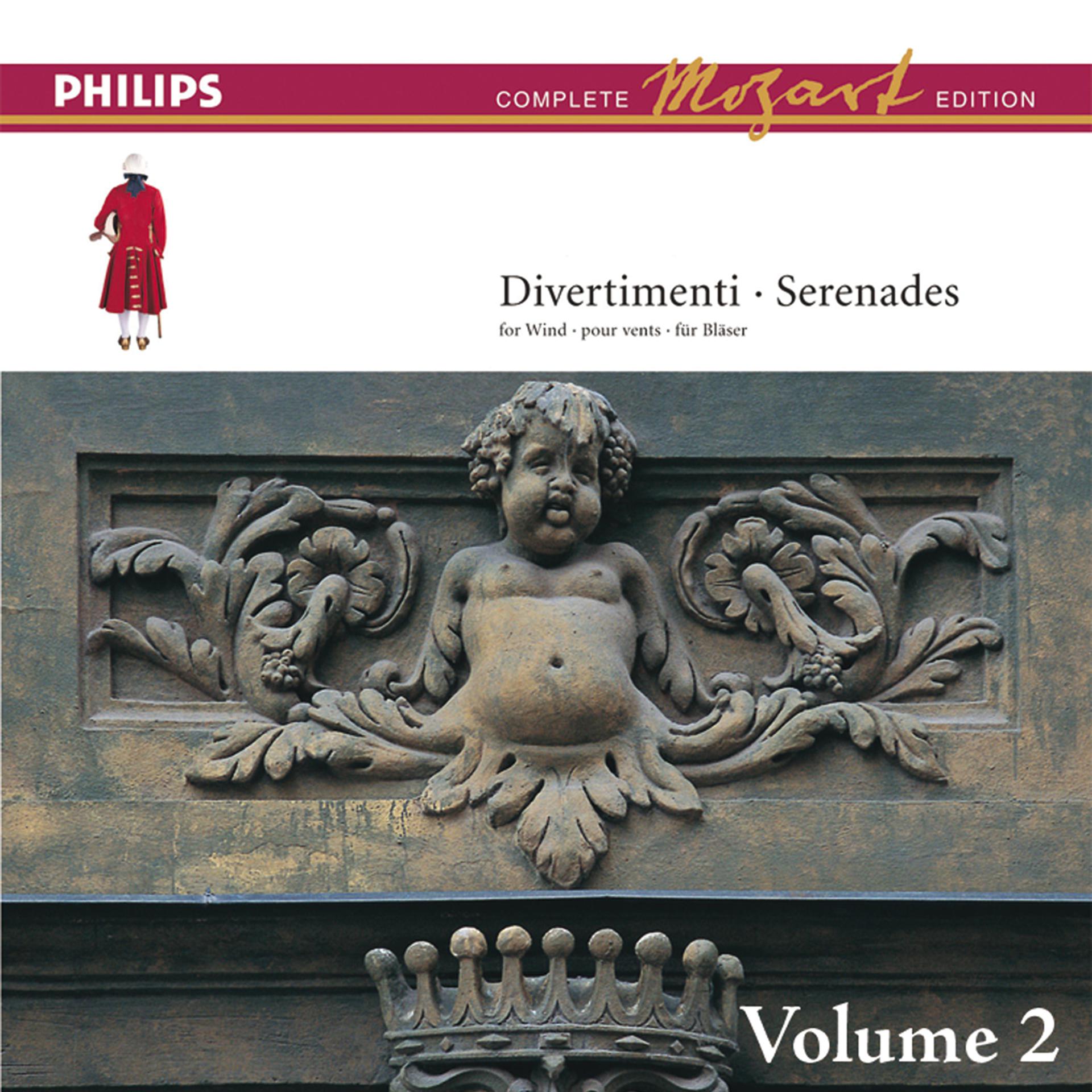 Постер альбома Mozart: The Wind Serenades & Divertimenti, Vol.2